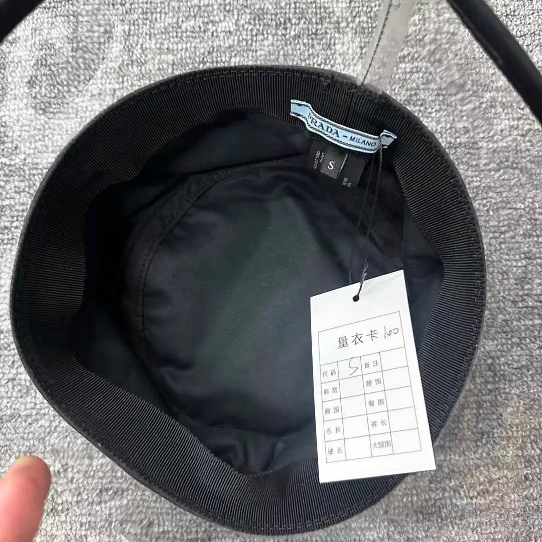 Prada Prada Metal Triangle PVC Fisherman Hat S New Unworn Size ONE SIZE - 4 Thumbnail