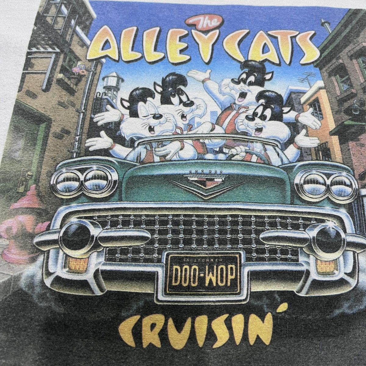 Band Tees Vintage 90s The Alley Cats Cruisin' XL A cappella signature Size US XL / EU 56 / 4 - 3 Thumbnail