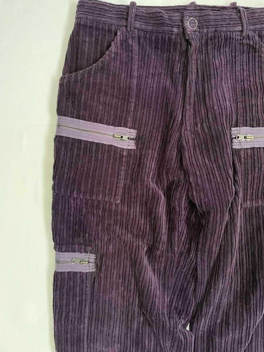 Number (N)ine NUMBER (N)INE 03aw Corduroy Bondage Pants Purple Size 4 Size US 33 - 5 Thumbnail