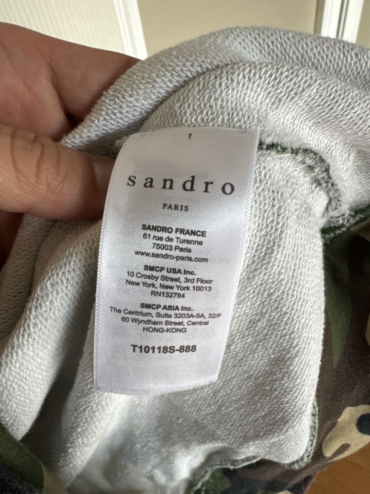 Sandro Sandro camo sweatshirt size S Size US S / EU 44-46 / 1 - 4 Thumbnail