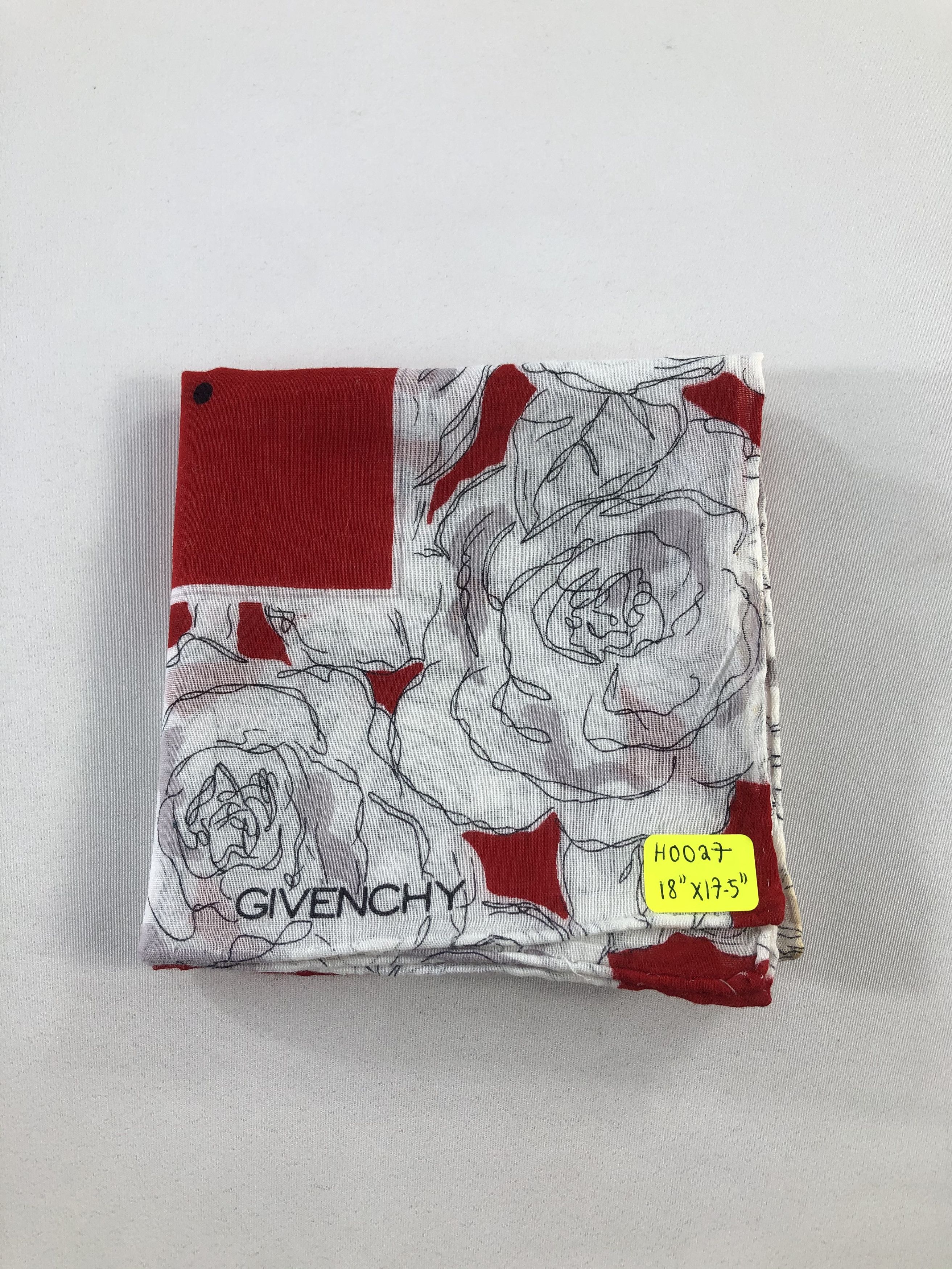Vintage Givenchy Floral Handkerchief / Bandana / Neckerchief Size ONE SIZE - 4 Thumbnail