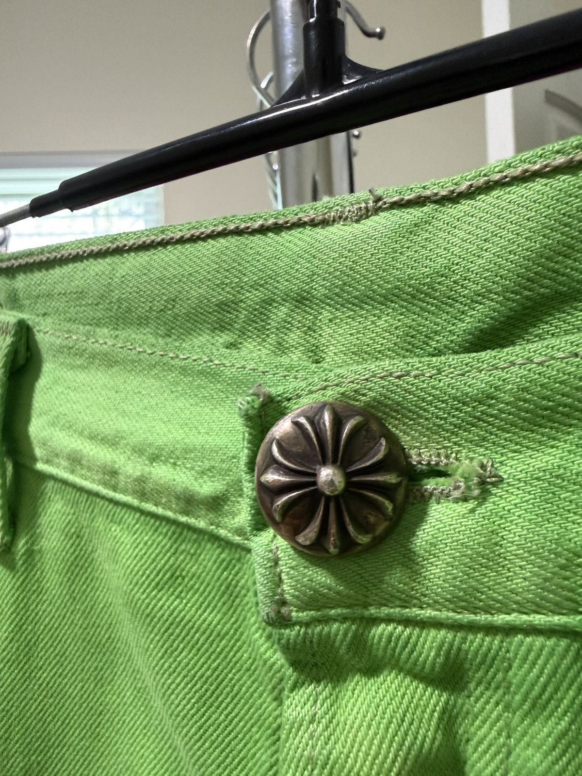Chrome Hearts Chrome Hearts Green Cross Patch Levis Size US 34 / EU 50 - 14 Thumbnail