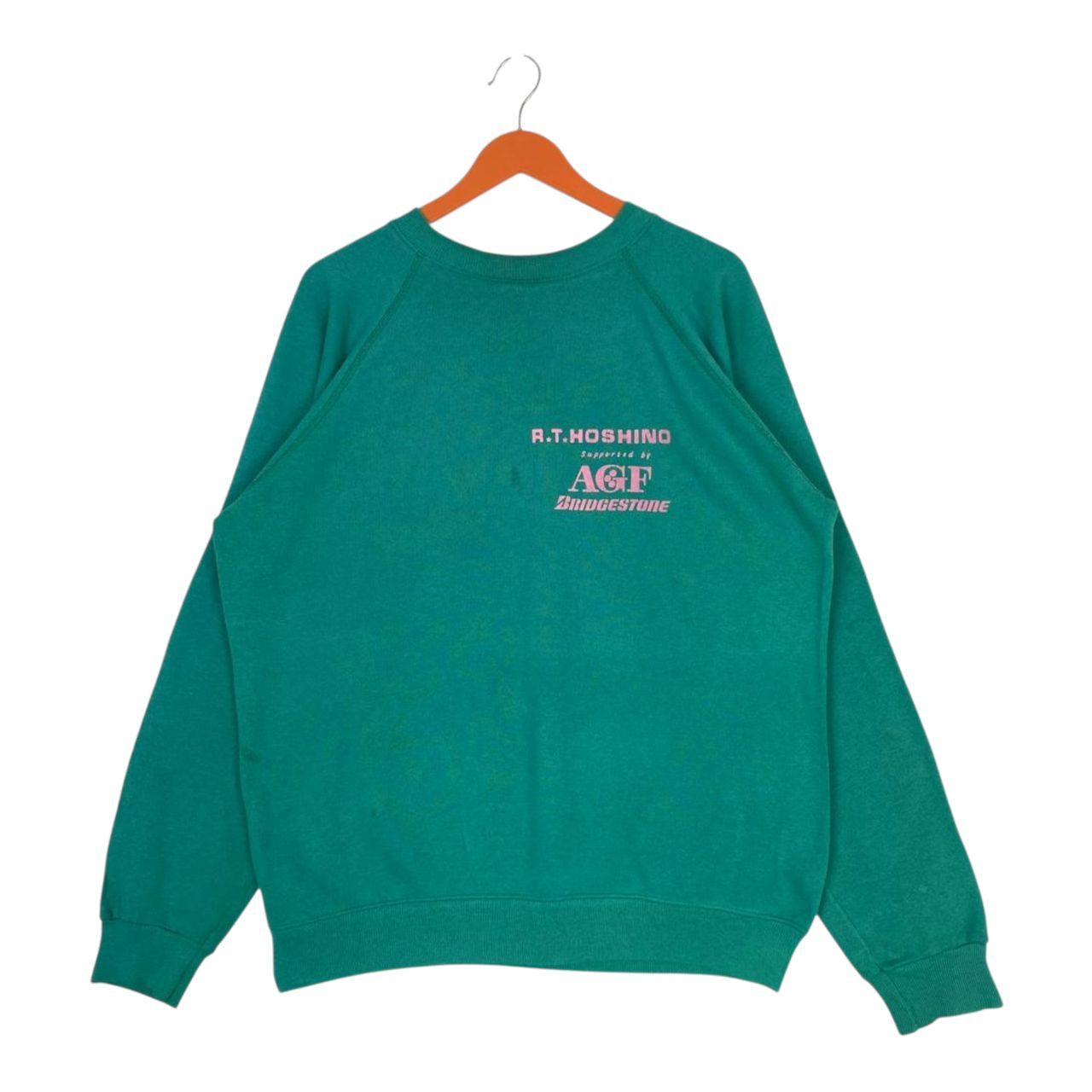 Vintage Vintage Hoshino Racing Team Bridgestone Printed Sweatshirt Size US L / EU 52-54 / 3 - 2 Thumbnail