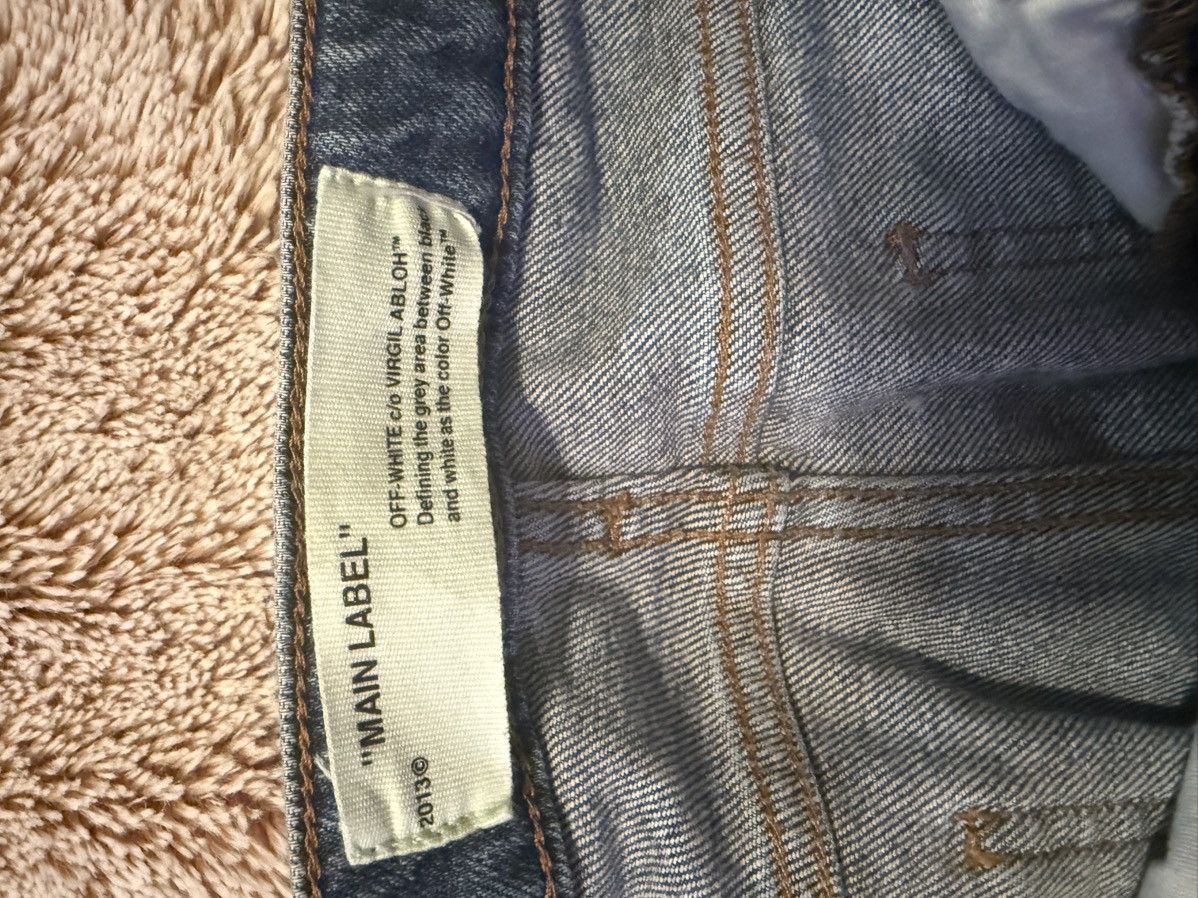 Off-White Women’s Off-white jeans flower embroidery Size 27" / US 4 / IT 40 - 4 Thumbnail