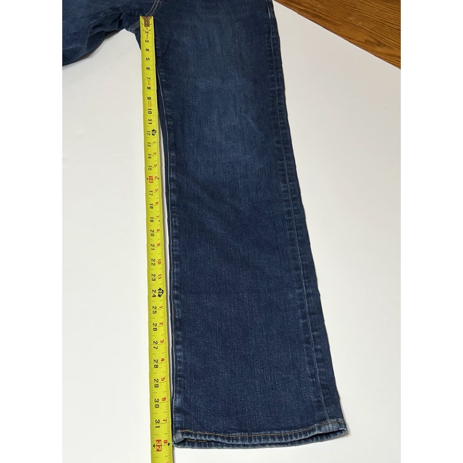 Vintage American Eagle Jeans Mens Airflex+ Bootcut Blue 30x34 30x32 Mid Rise Stretch Denim Inseam 32 Regular Size US 30 / EU 46 - 5 Thumbnail