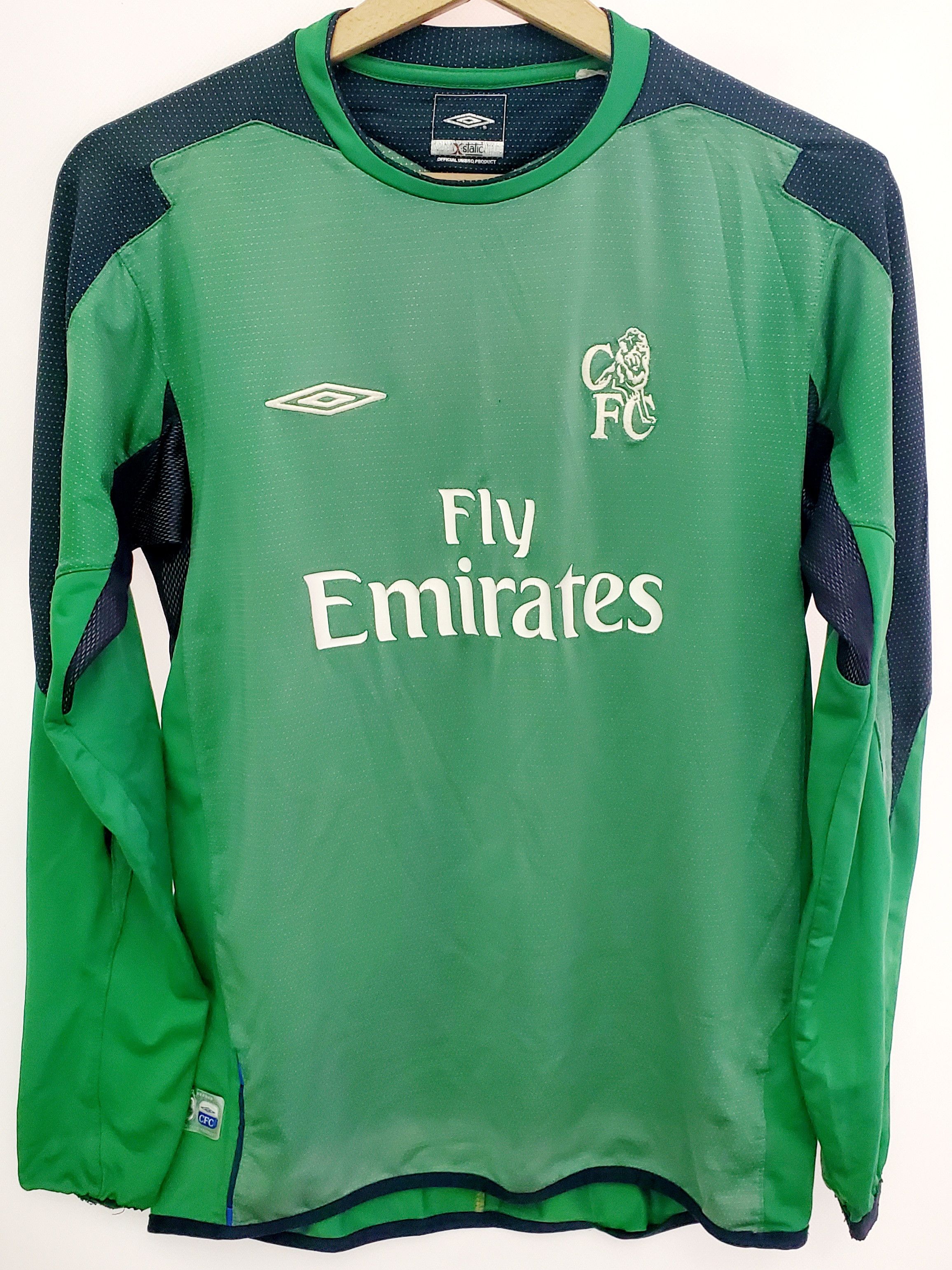 Chelsea Soccer × Umbro Vintage Chelsea 2004/2005 Goalkeeper soccer Jersey size S Size US S / EU 44-46 / 1 - 1 Thumbnail