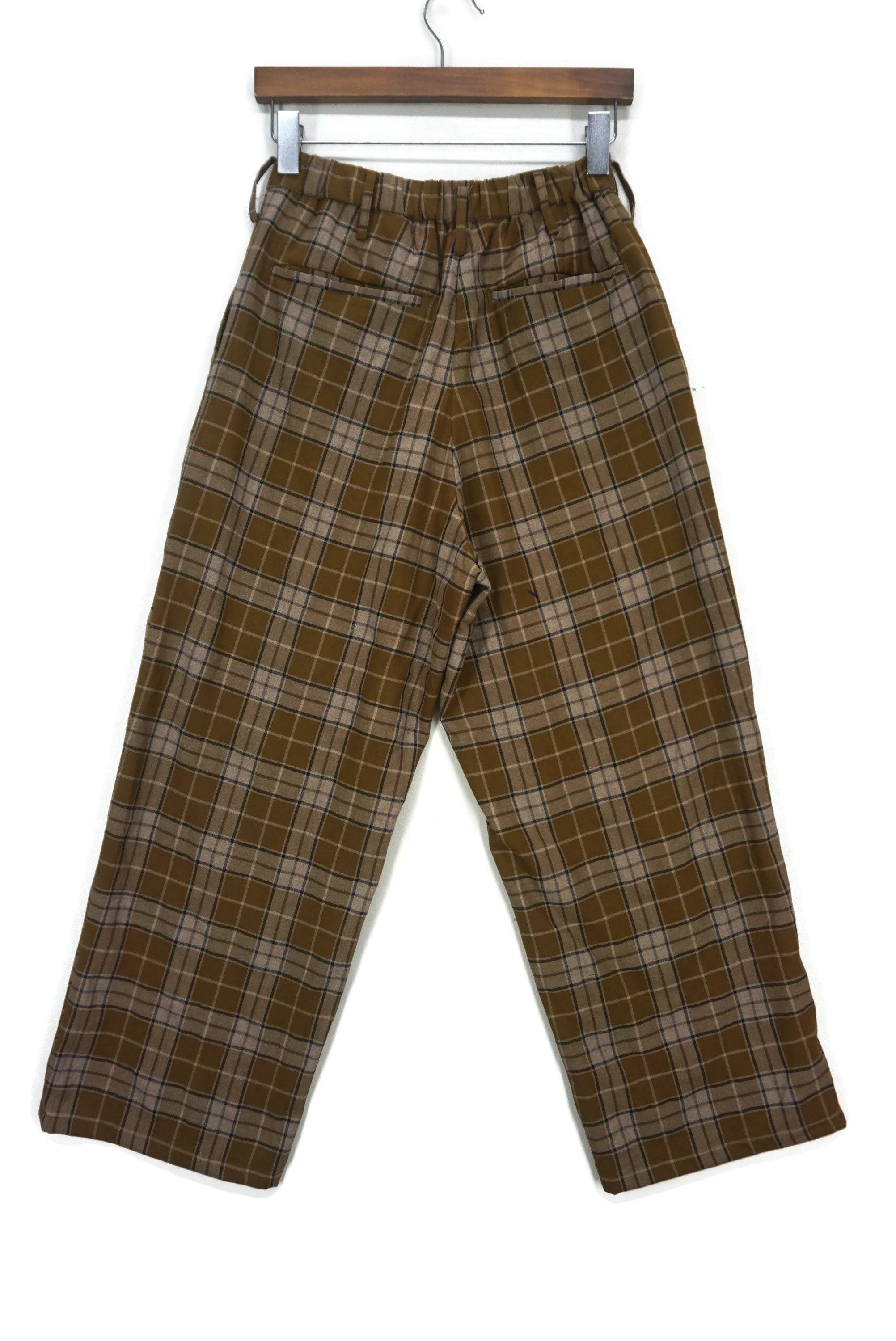 Japanese Brand JUNRED Pants Size W26xL26 High Waisted Wide Leg Cropped Size 26" / US 2 / IT 38 - 2 Thumbnail