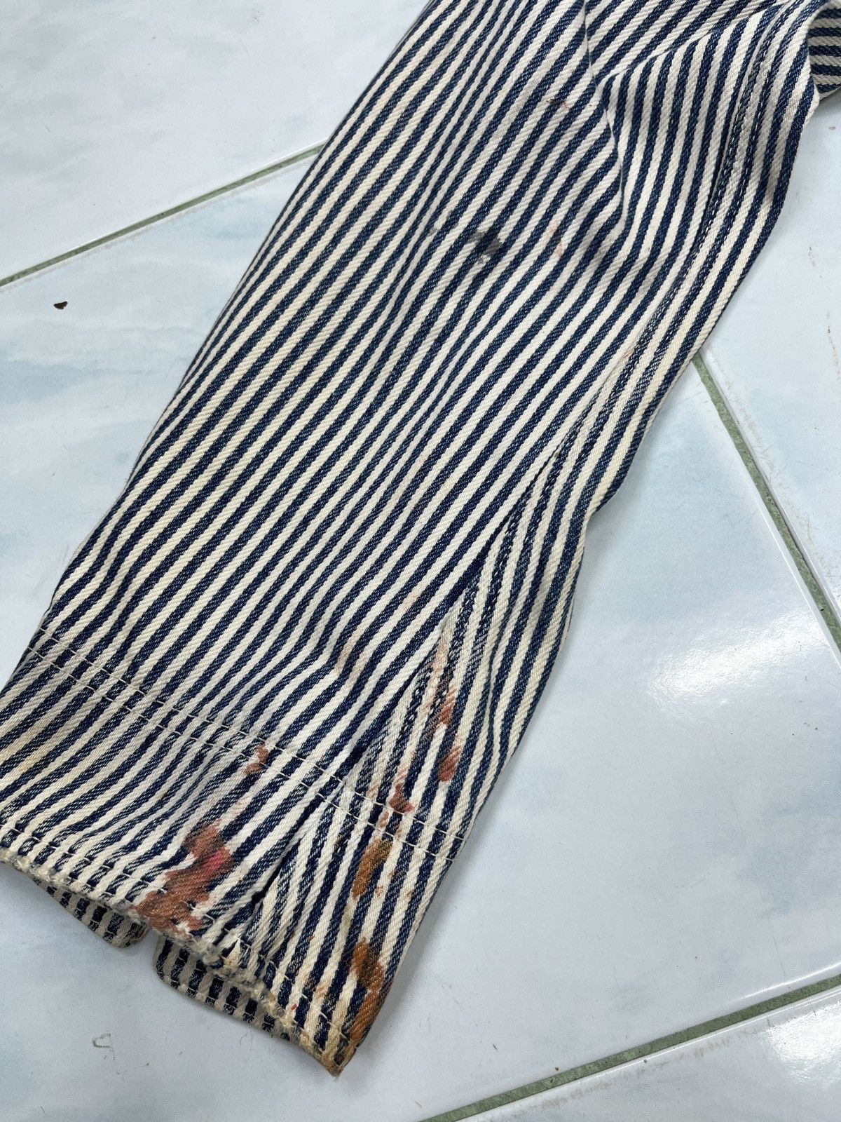 Johnbull 🔥🔥🔥ARCHIVE VINTAGE JOHN BULL HICKORY STRIPE CHORE JACKET Size US M / EU 48-50 / 2 - 14 Thumbnail