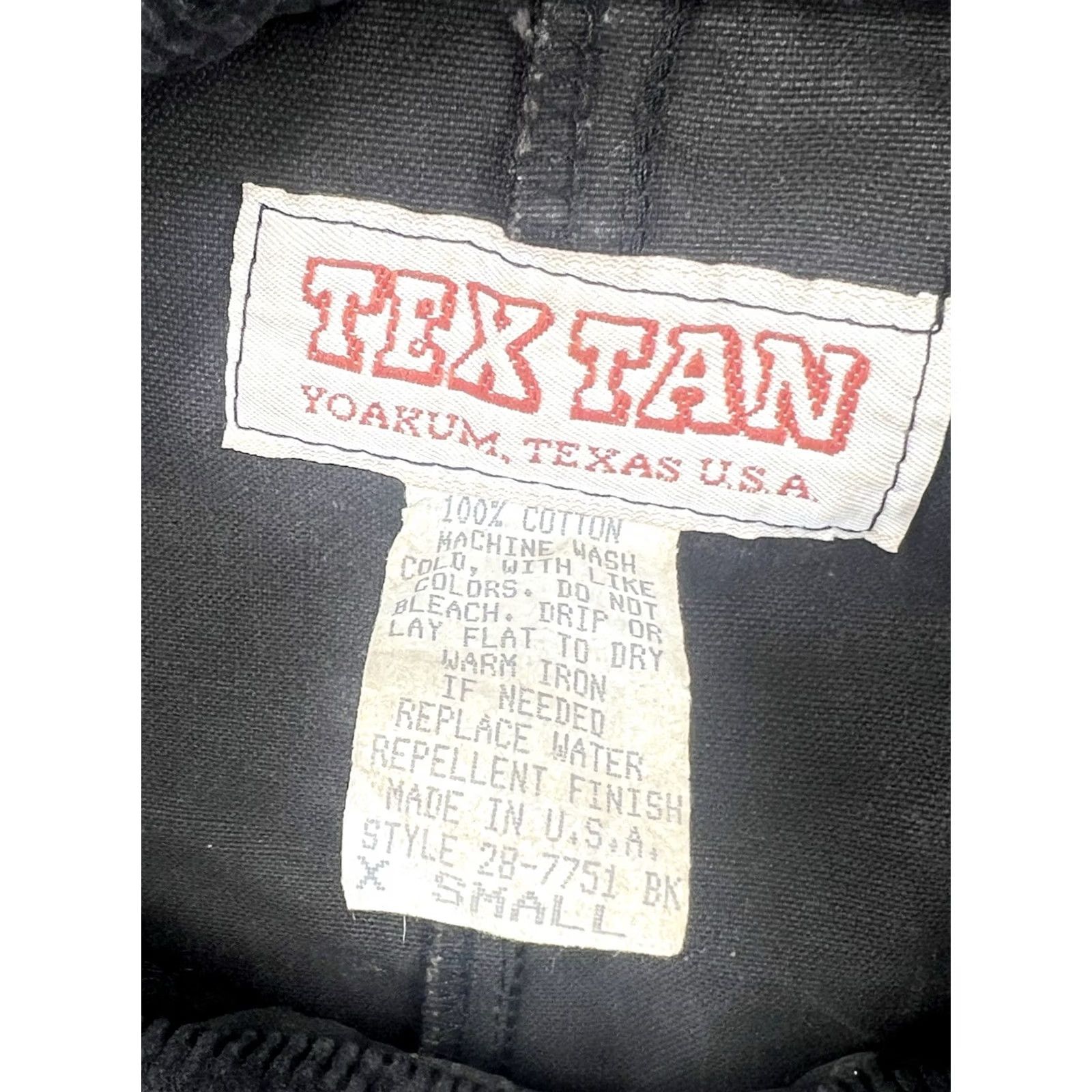 Vintage Vintage Tex Tan Yoakum Texas U.S. Outdoor Canvas Water Repellent Brown Coat XS Size US XS / EU 42 / 0 - 5 Thumbnail