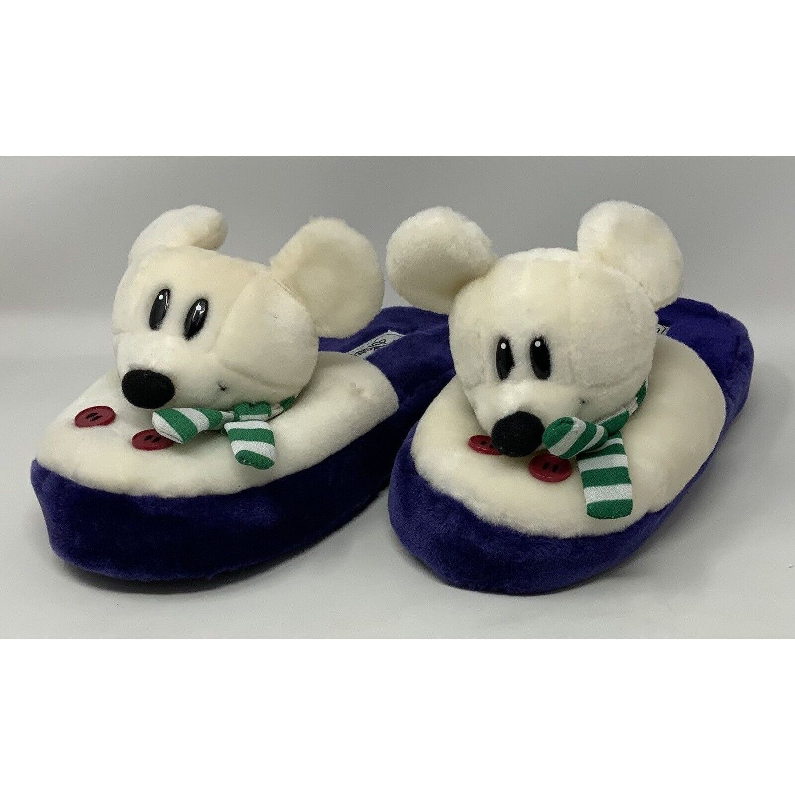 Disney Disney Mickey Mouse Christmas Slippers Size US 9 / IT 39 - 5 Thumbnail