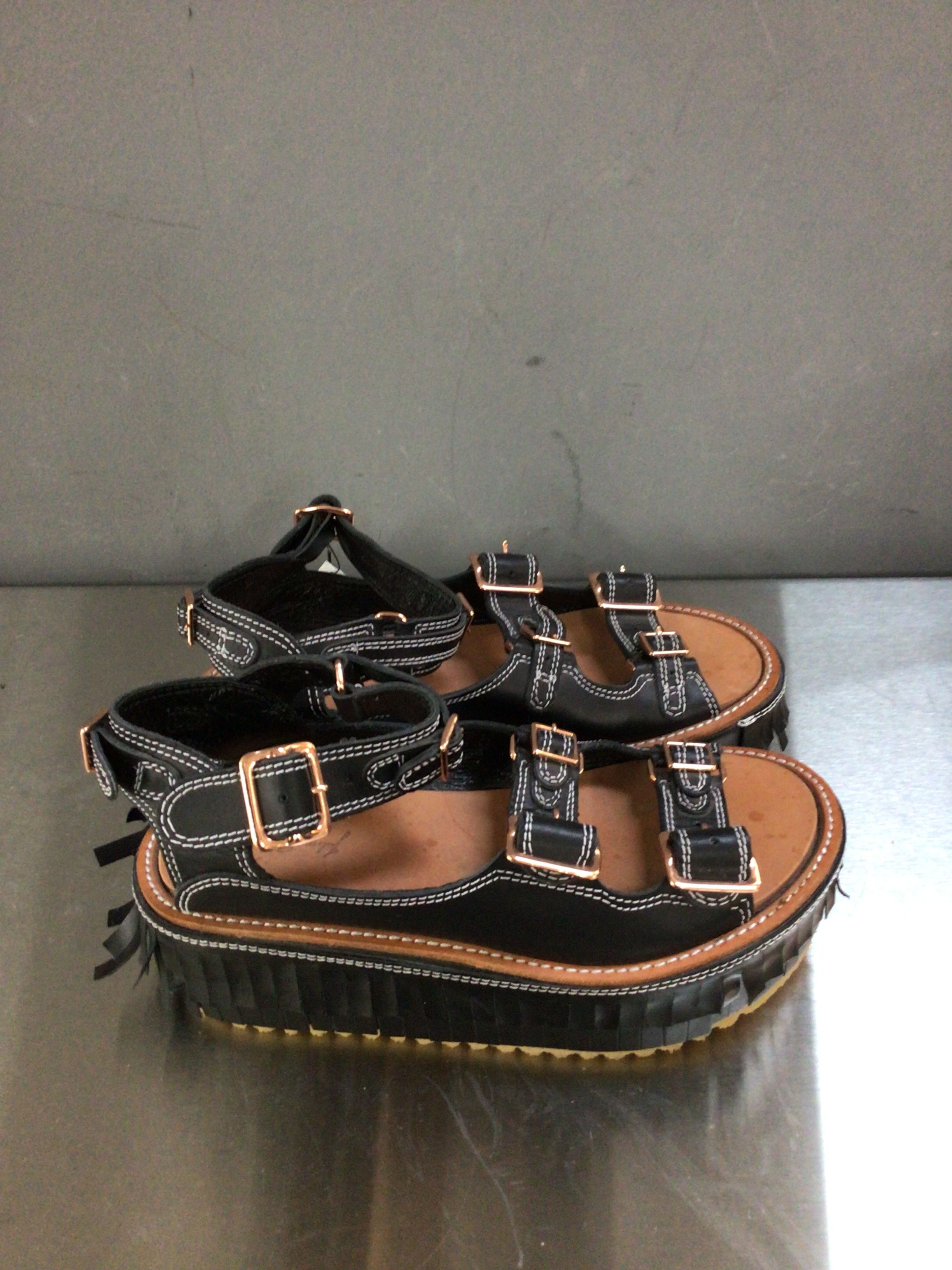 JULIEN DAVID Julien David Black Sandals Size US 6 / IT 36 - 1 Thumbnail