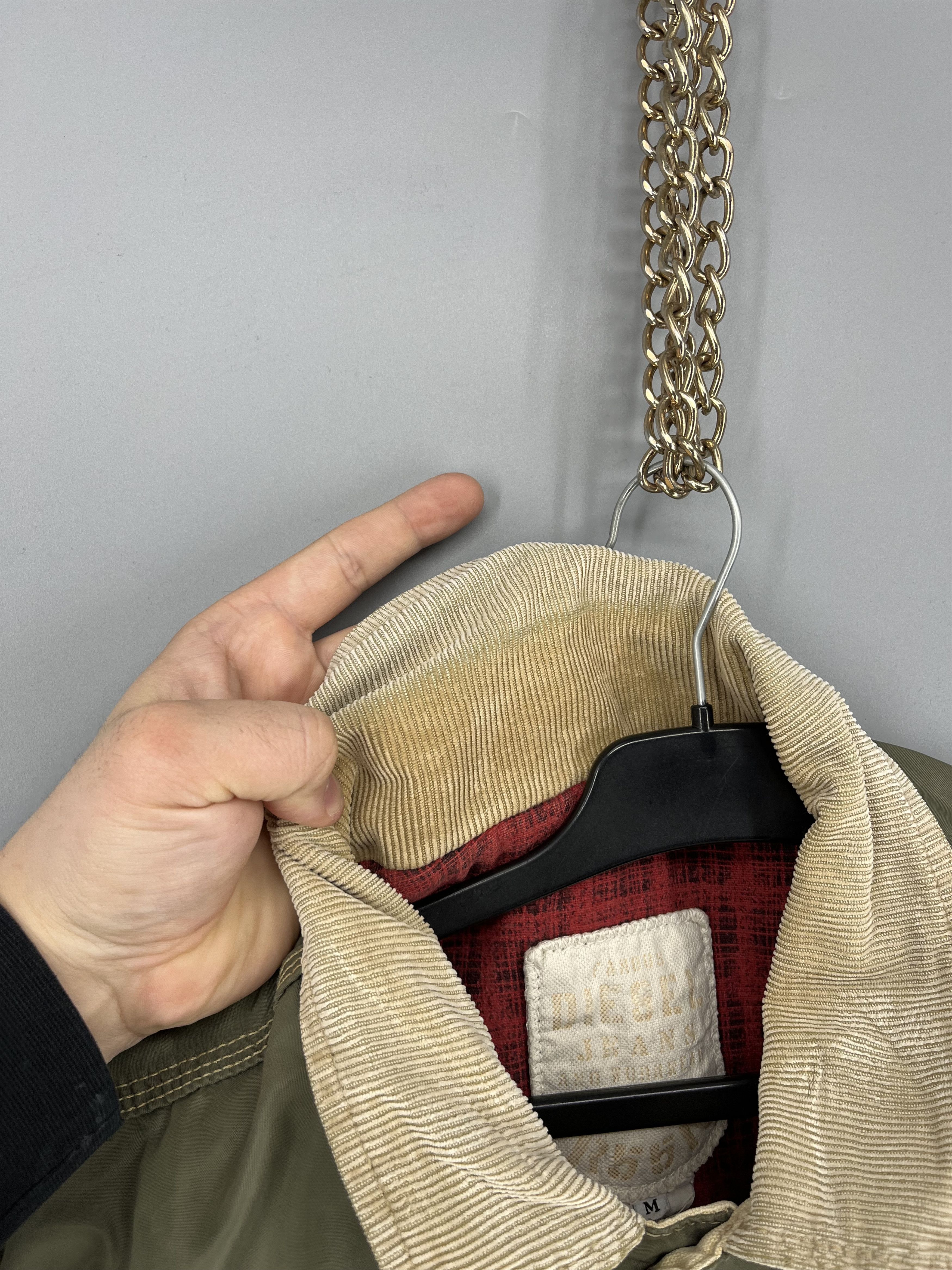 Diesel Vintage Diesel Vest Mens M Made In Italy Beige Canvas Size US M / EU 48-50 / 2 - 9 Thumbnail