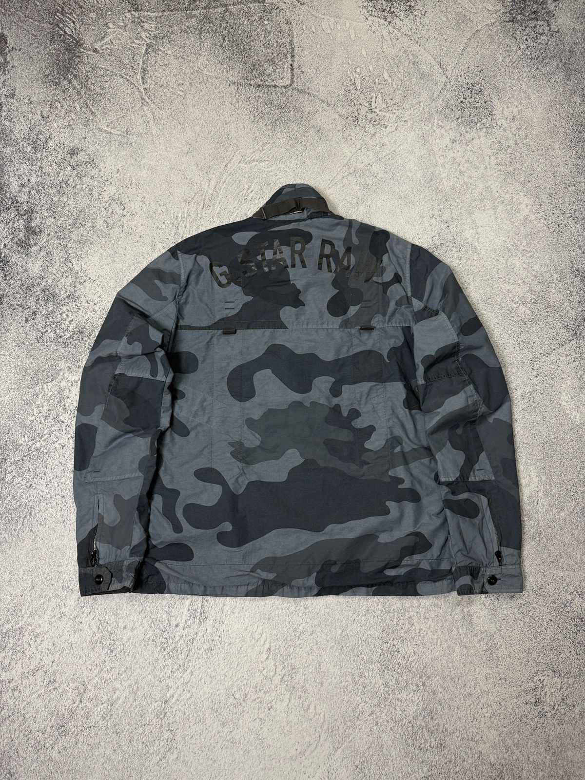 G-Star G-Star Raw Military Multipockets Camo Light Jacket Full Zip Size US XL / EU 56 / 4 - 11 Thumbnail