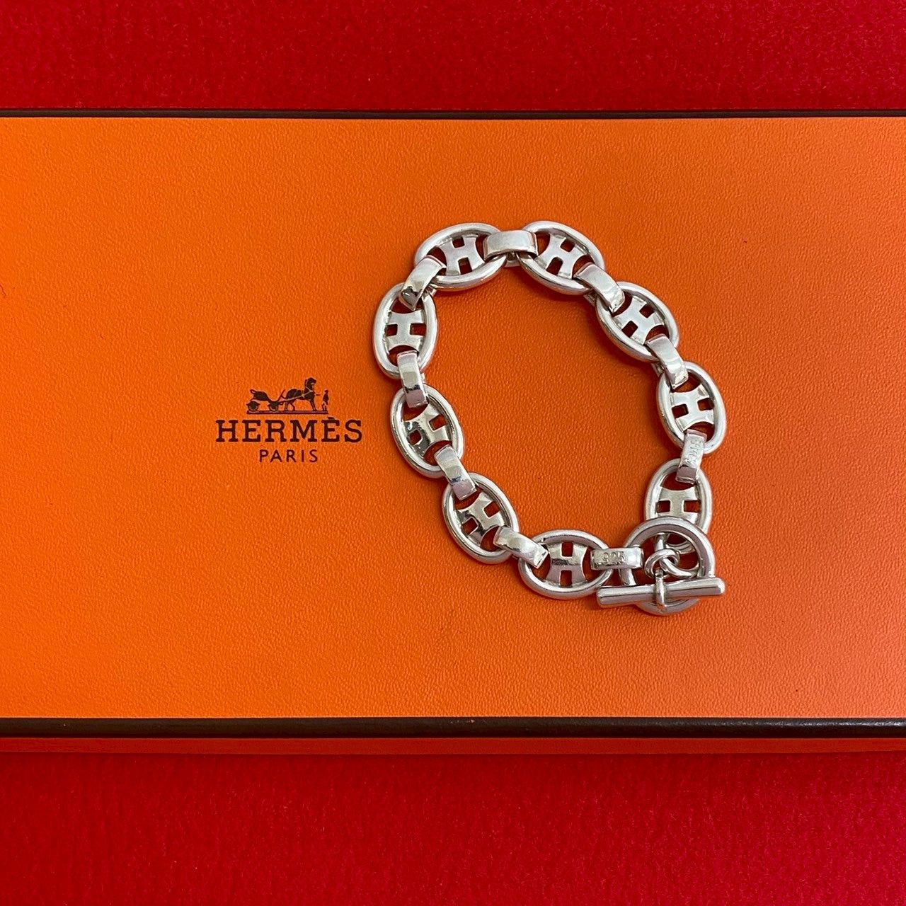 Hermes Hermes Bracelet Silver Silver Size ONE SIZE - 1 Thumbnail