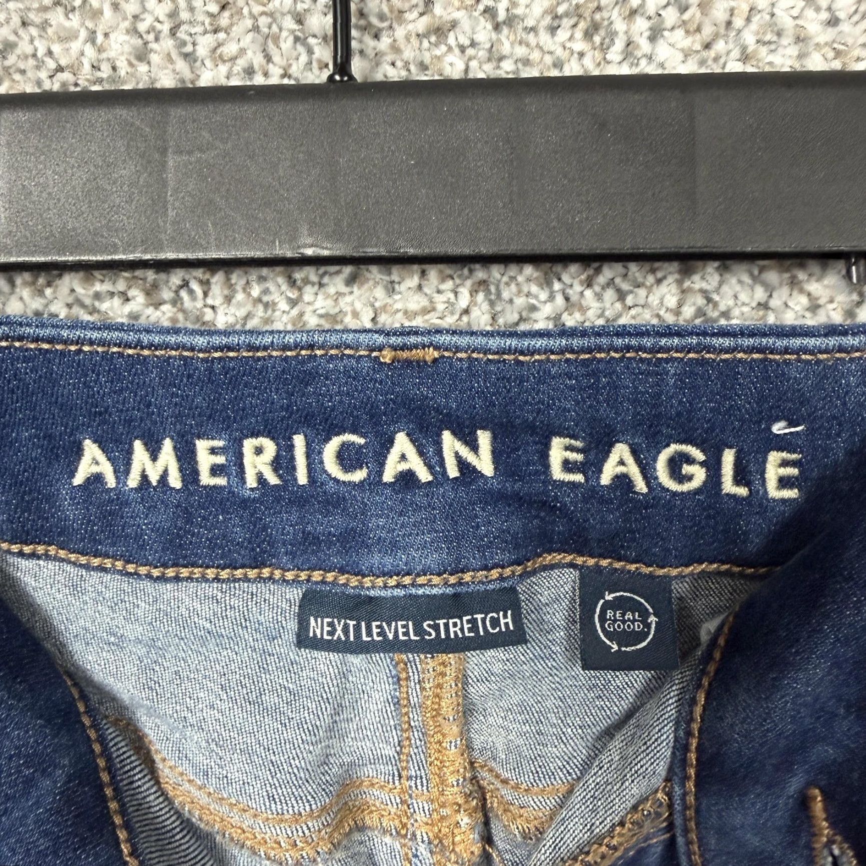 American Eagle Outfitters American Eagle Curvy Kick Boot Jeans Womens 0 Flared Retro Indie Sleaze Denim Size 25" / US 0 / IT 36 - 7 Thumbnail