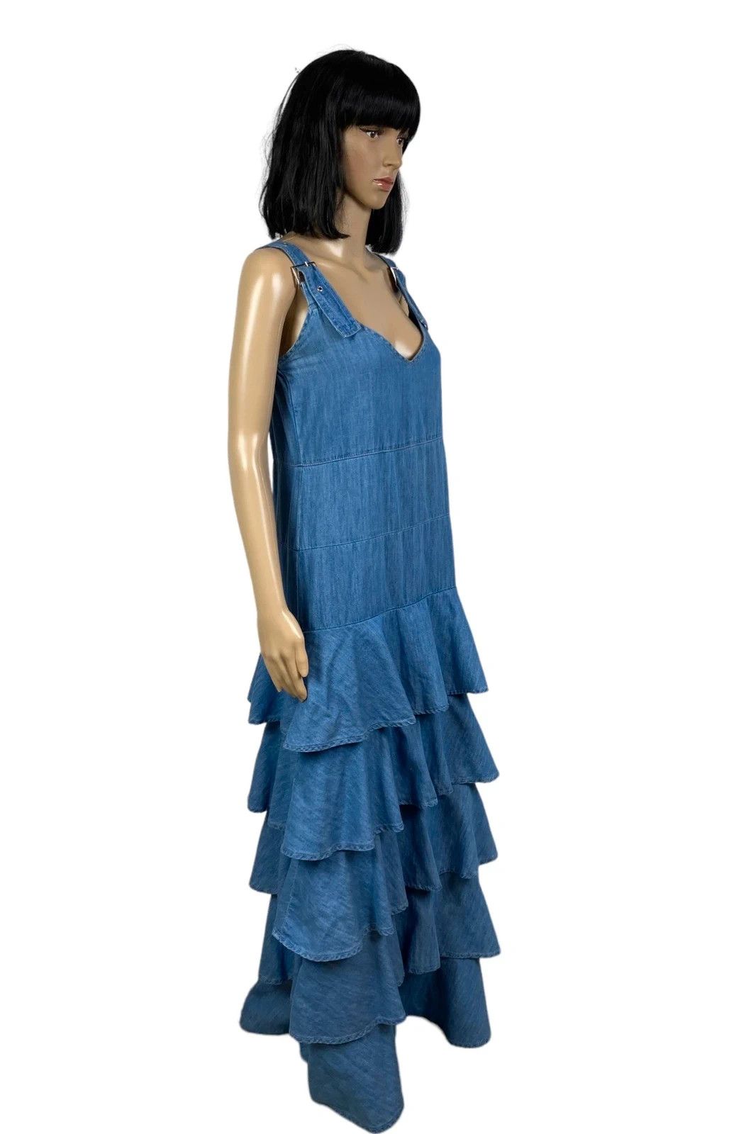 TWINSET Twin Set Sundress Pleated Dress Cotton Linen size XXS Size XXS / US 00 / IT 34 - 4 Thumbnail