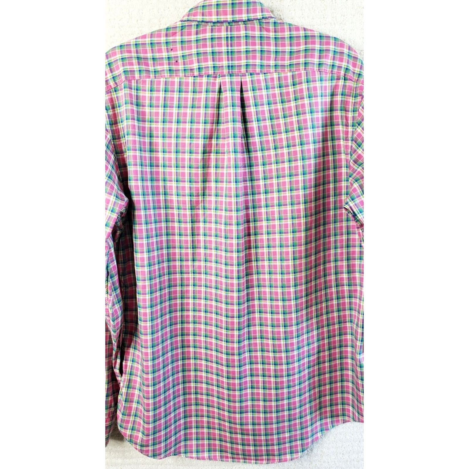 Polo Ralph Lauren Ralph Lauren Shirt Button-Up Multicolor Plaid Long Sleeve L Men’s Size US L / EU 52-54 / 3 - 6 Thumbnail
