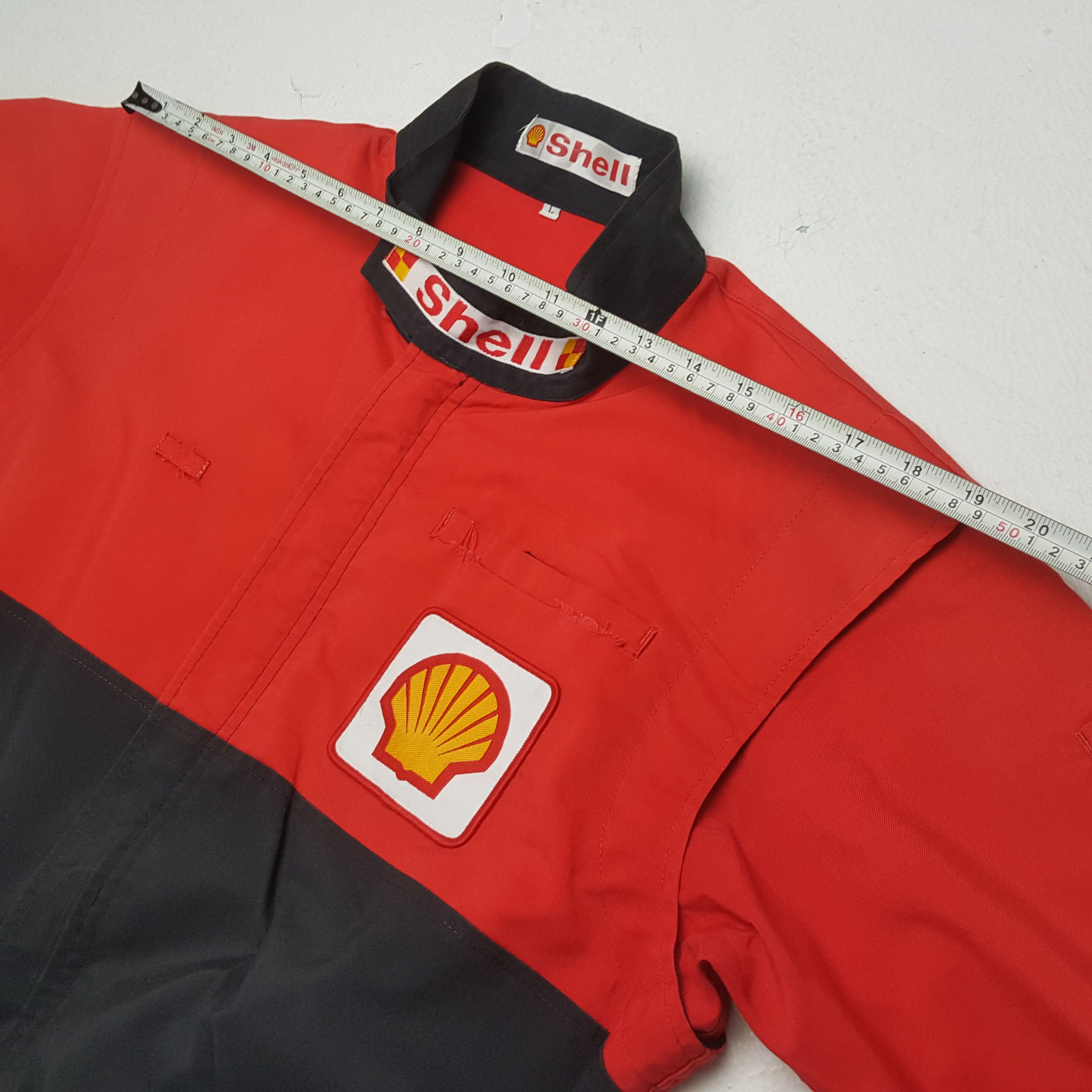 Ferrari × Vintage Vintage SHELL Ferrari Formula One Racing Coverall Jacket Size US M / EU 48-50 / 2 - 9 Thumbnail