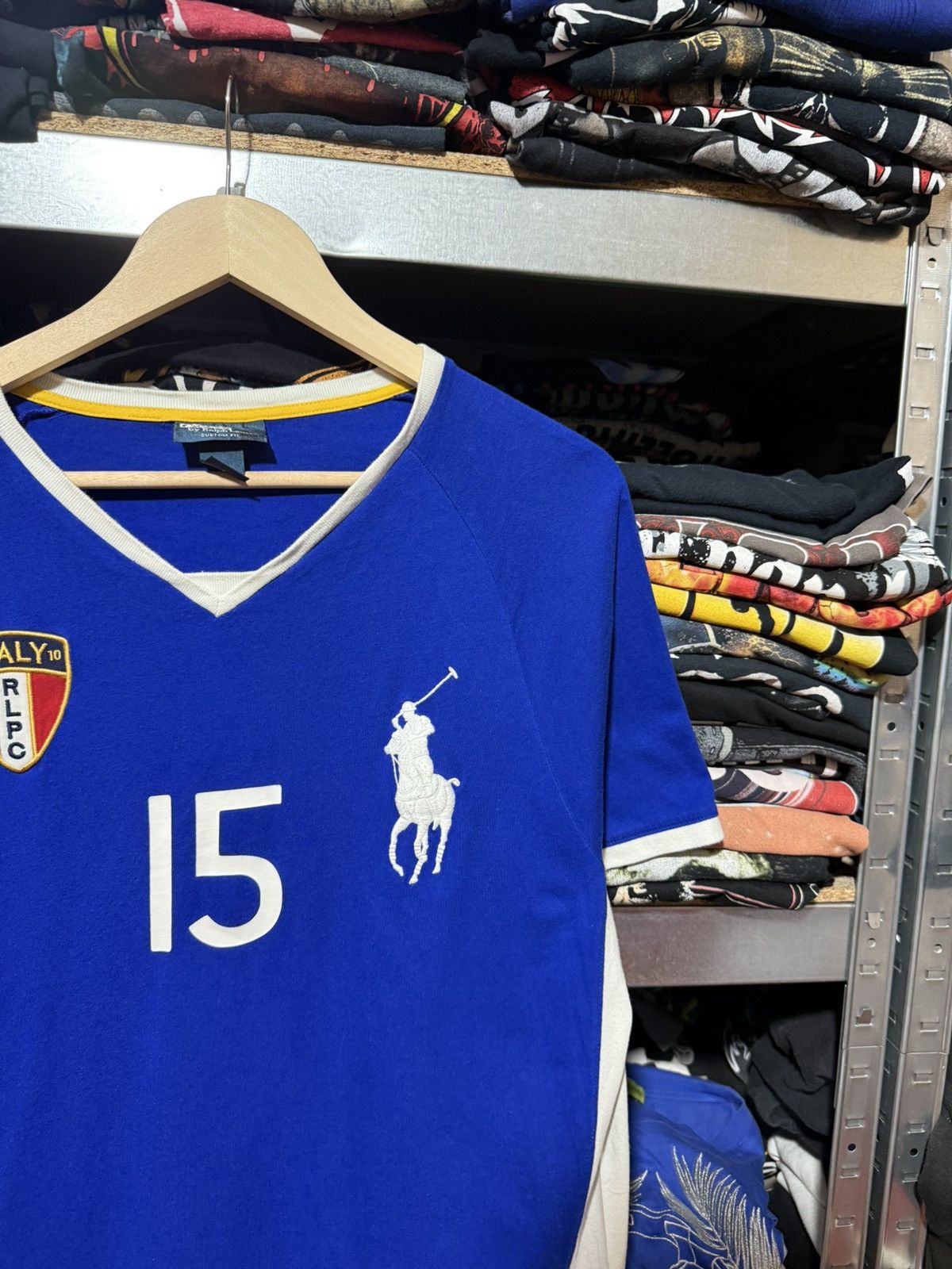 Polo Ralph Lauren Vintage 2010 Polo Ralph Lauren Italy 15 T-Shirt Y2K Hype Size US L / EU 52-54 / 3 - 5 Thumbnail