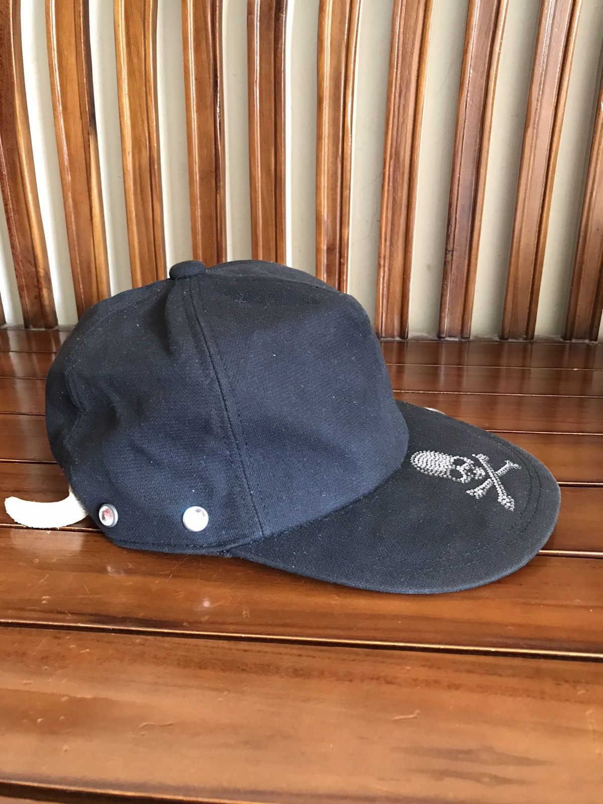Mastermind Japan Mastermind Japan Skull Bone Black Cap Hat Size ONE SIZE - 8 Thumbnail