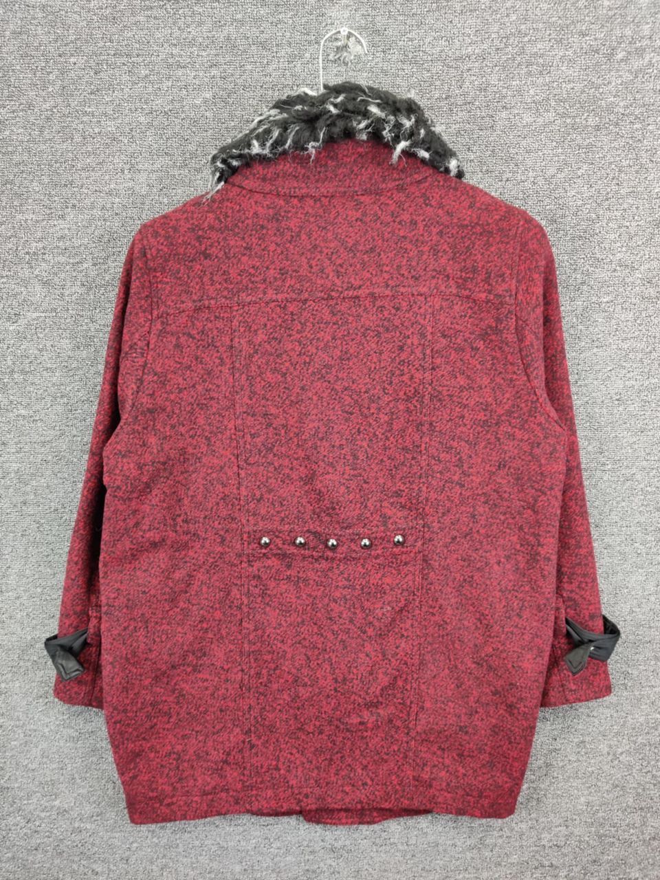 If Six Was Nine Algon Quins Double Breasted Faux Fur Coat Size US M / EU 48-50 / 2 - 5 Thumbnail