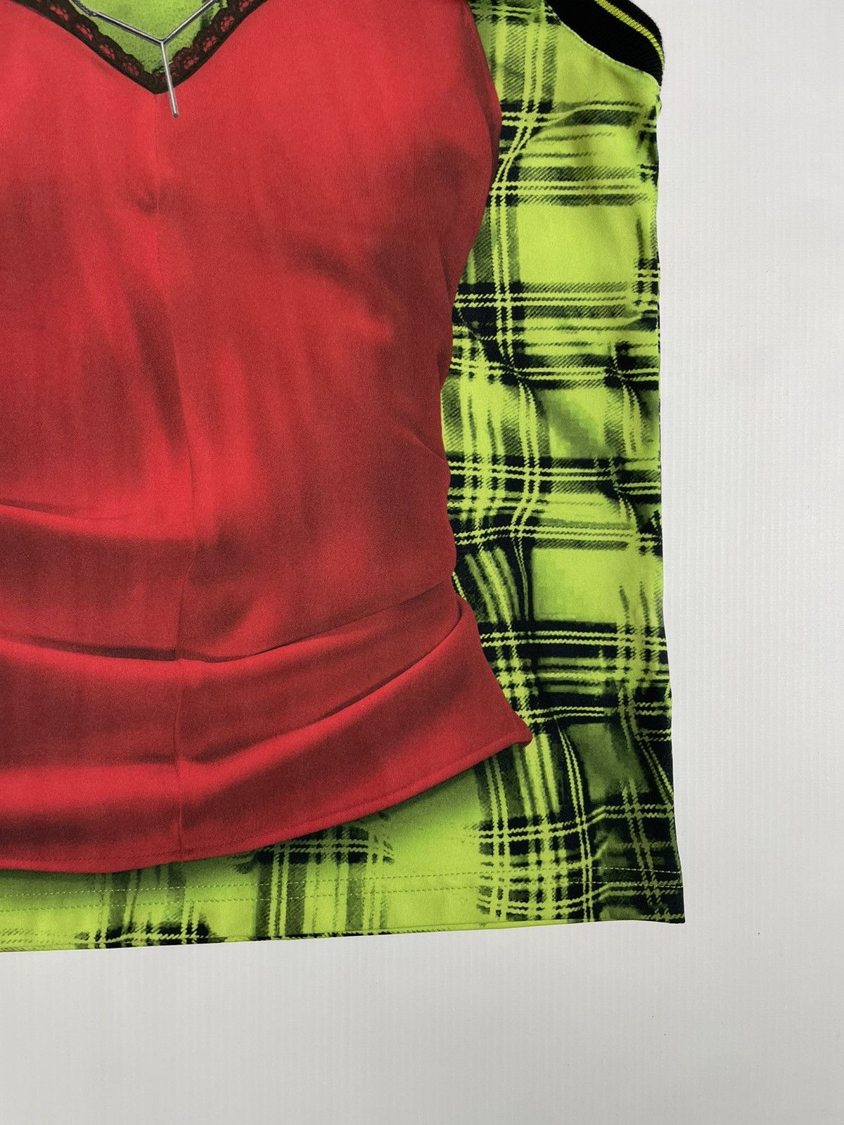 Jean Paul Gaultier × Y/Project S/S 23 Punk Check + Camisole Print Vest Top Size M / US 6-8 / IT 42-44 - 8 Thumbnail
