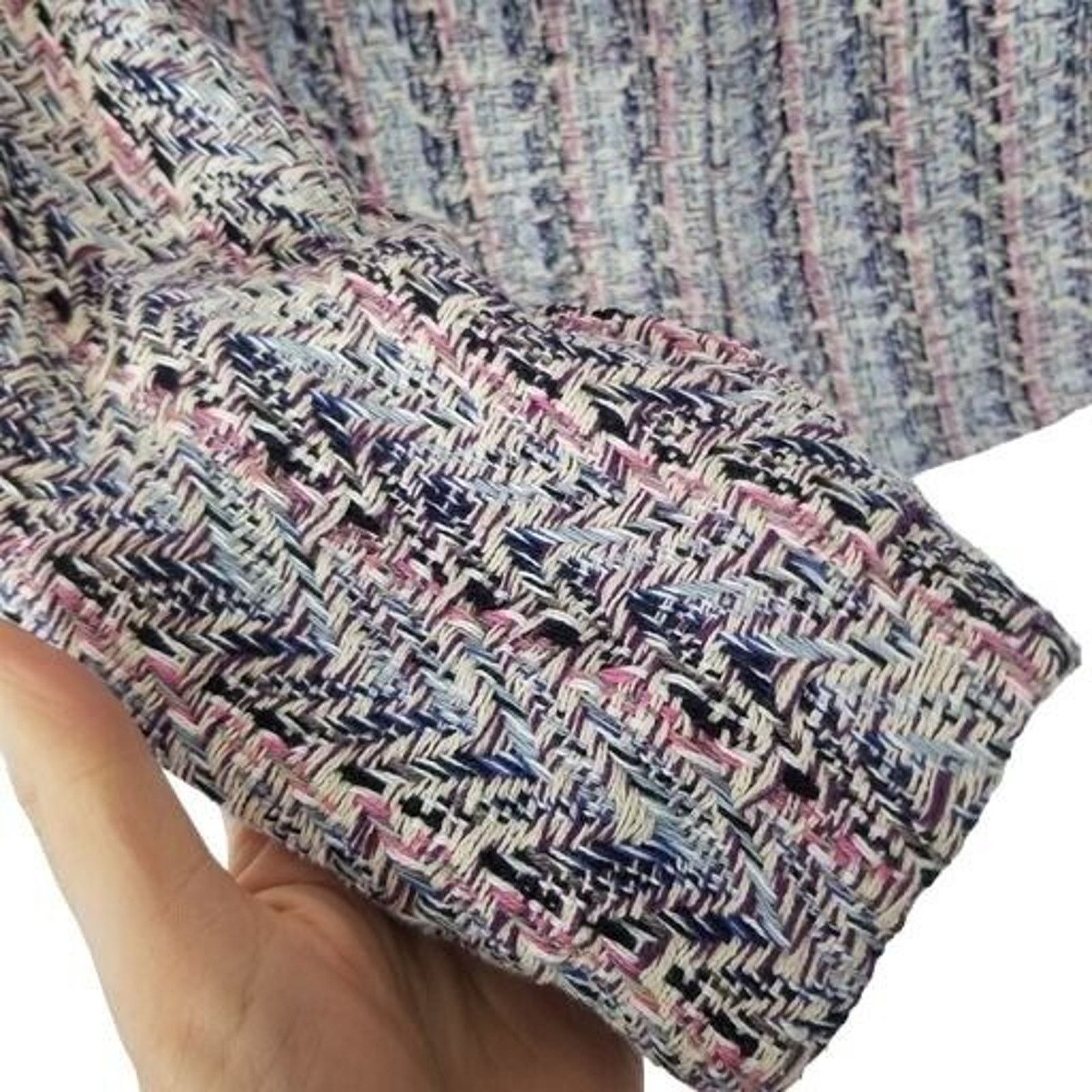 Anthropologie Anthropologie Summer Of Love Suzy Tweed Embellished Blazer Size S / US 4 / IT 40 - 5 Thumbnail