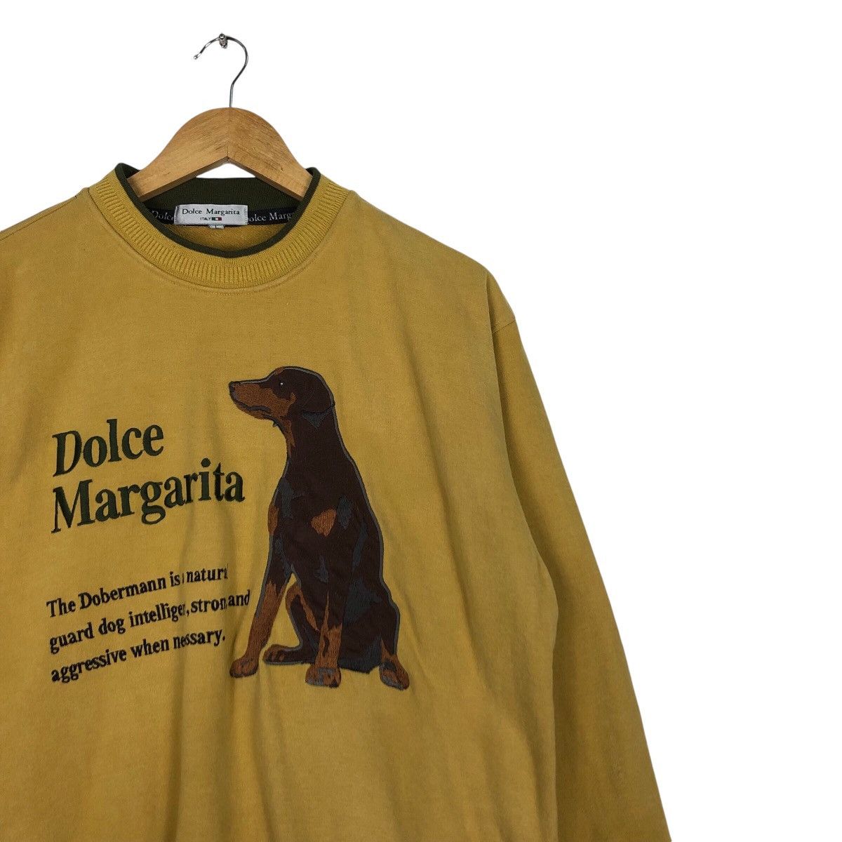 Vintage Dolce Margarita Vintage Sweatshirt Dog Lovers Medium Size US M / EU 48-50 / 2 - 5 Thumbnail