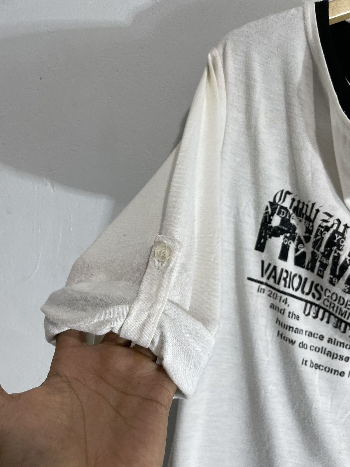 GOA Archive Beaumere triple layer poem tshirt punk vkei ifsix Size US L / EU 52-54 / 3 - 10 Thumbnail