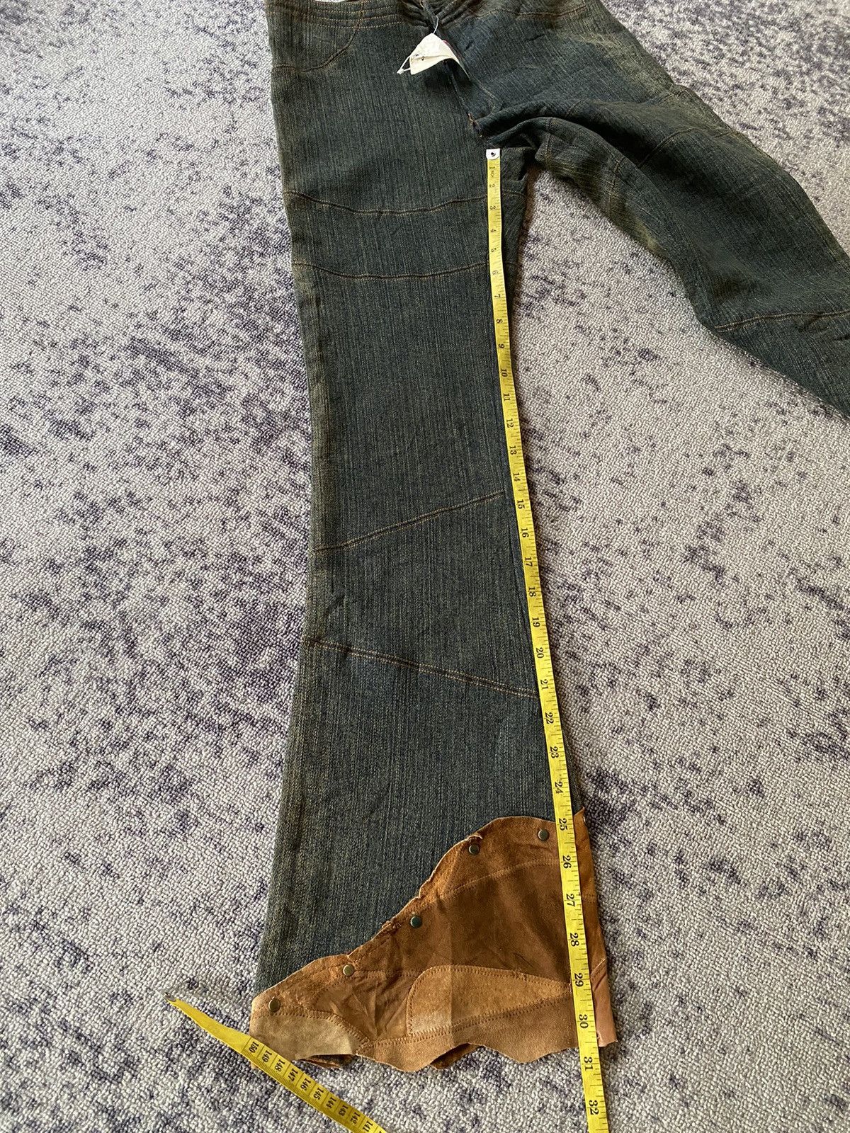 Le Grande Bleu (L.G.B.) Y2k deep ifsixwasnine lgb goa style flare jeans Size US 28 / EU 44 - 16 Thumbnail