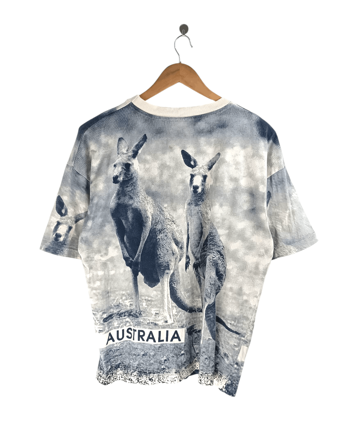 Vintage VINTAGE 90'S AUTRALIA KANGAROO AOP OVERPRINT VERY RARE TEE Size US XL / EU 56 / 4 - 2 Thumbnail