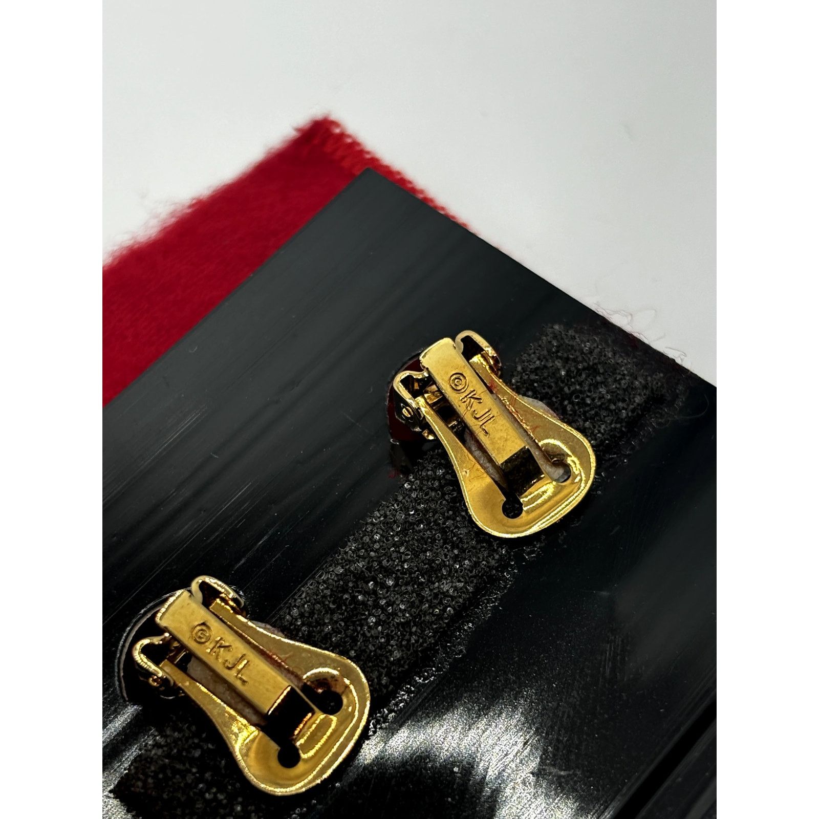 Kenneth Jay Lane KJL BY Kenneth Jay Lane Gold Lux Woven Crystal Rope Earrings Size ONE SIZE - 7 Thumbnail