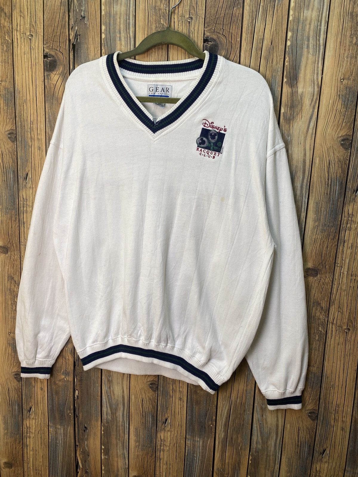 Disney × L.L. Bean × Vintage Vintage disney mickey mouse racket crewneck sweatshirt Size US L / EU 52-54 / 3 - 1 Thumbnail