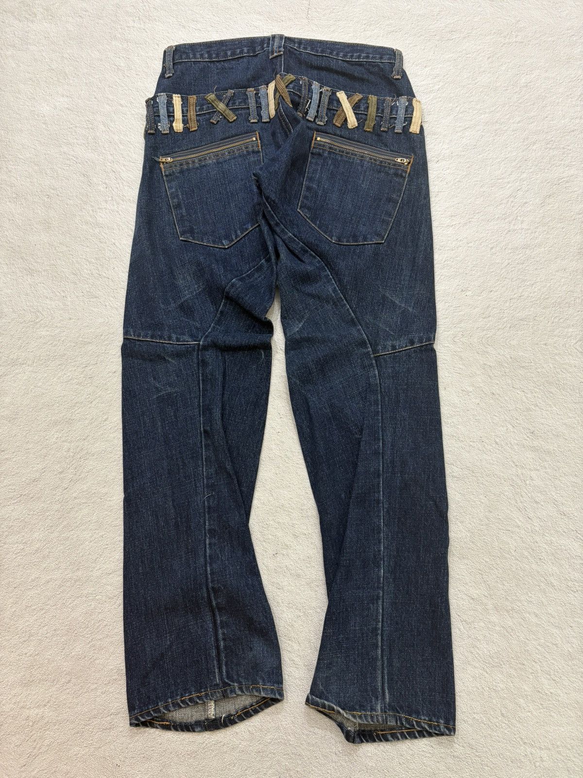 Number (N)ine 2000s japan double waist poem Denim y2k style Size US 30 / EU 46 - 4 Thumbnail