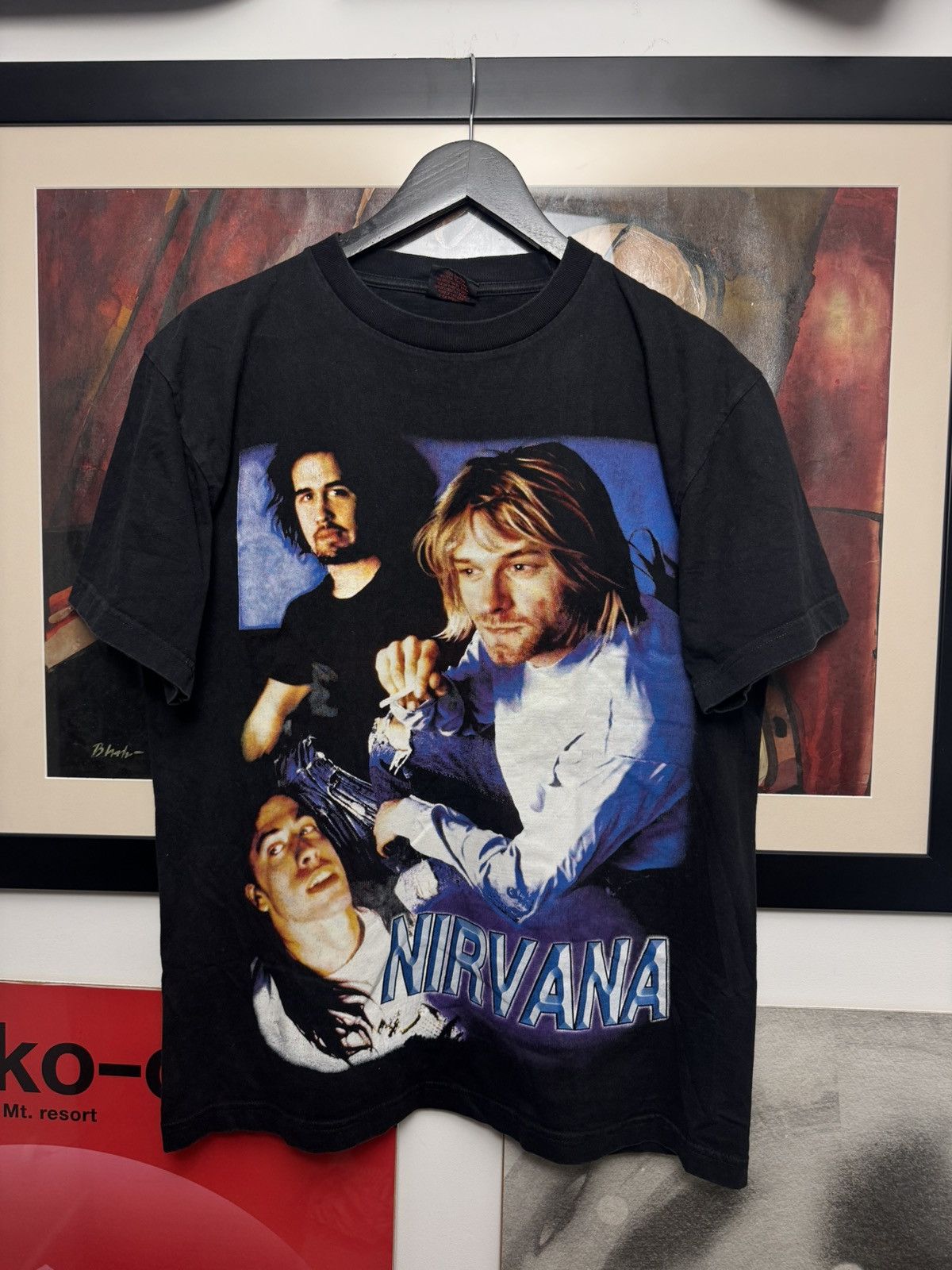 Band Tees Rare Nirvana Kurt Cobain Grunge Vintage T Shirt 90s Rock Size US L / EU 52-54 / 3 - 1 Thumbnail
