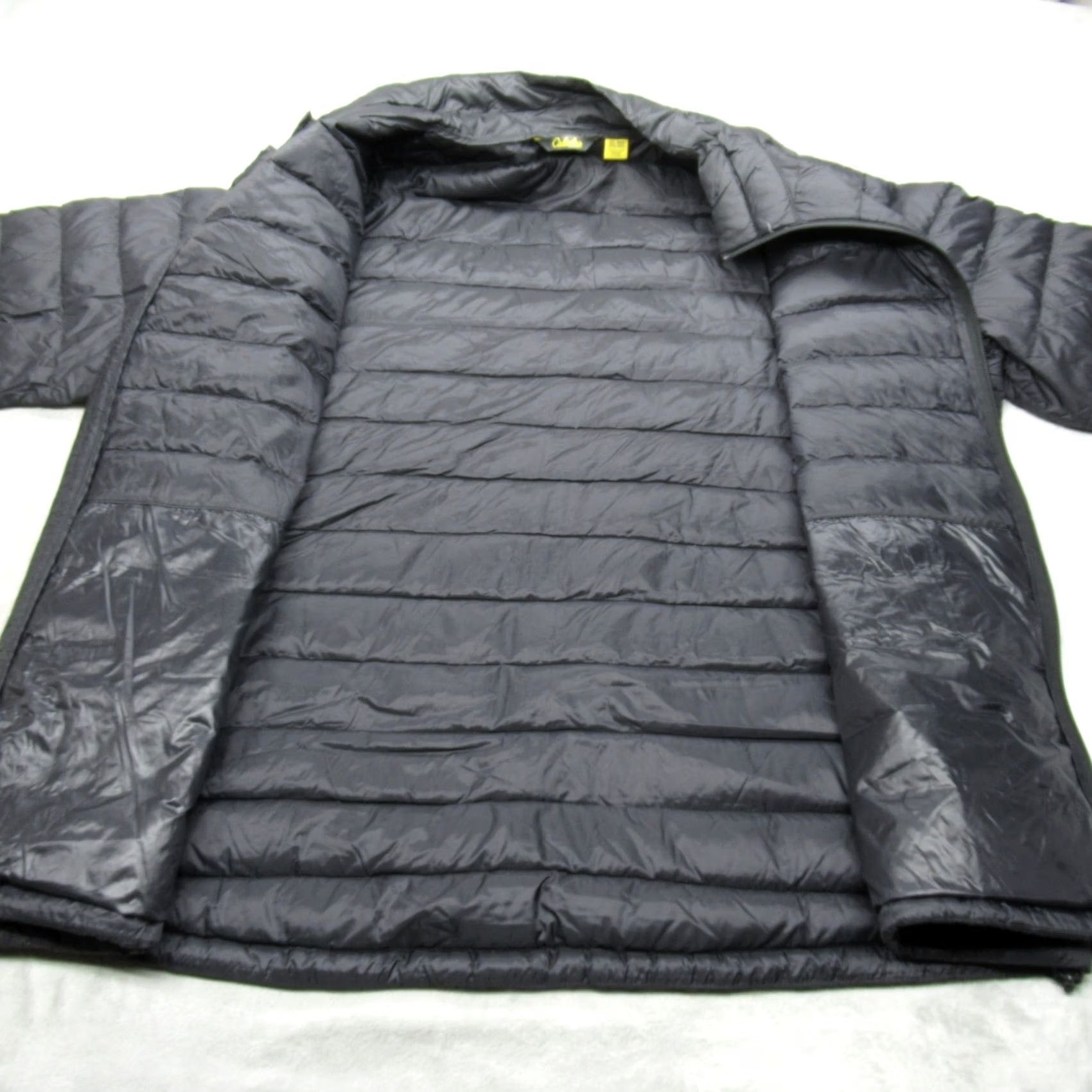 Vintage Cabelas Down Jacket Mens 2XL Black Lightweight Packable Full Zip Quilted Puffer Size US XXL / EU 58 / 5 - 3 Thumbnail