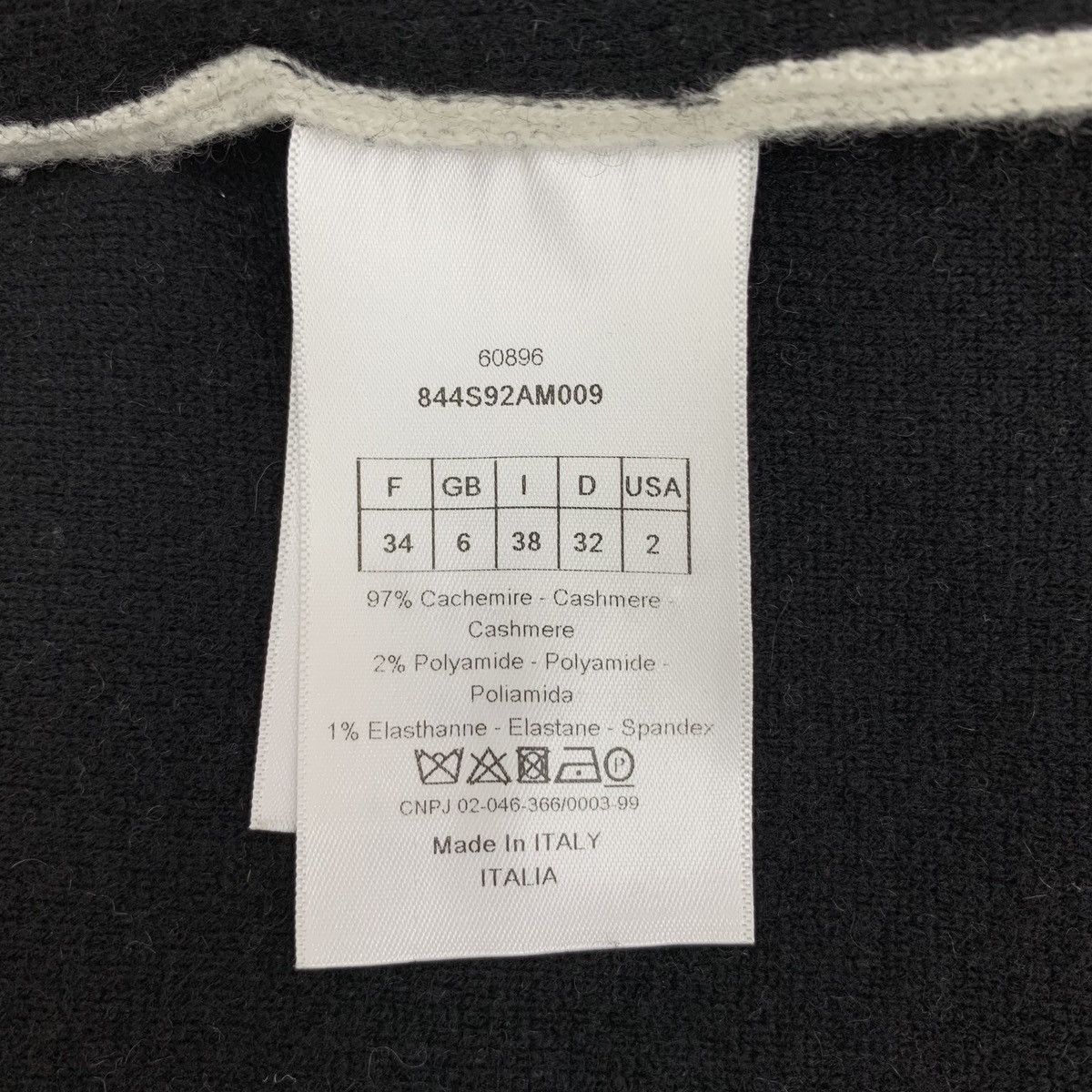 Dior Dior Logo Letter Intarsia Cashmere Hooded Sweatshirt K26WX Size XS / US 0-2 / IT 36-38 - 7 Thumbnail