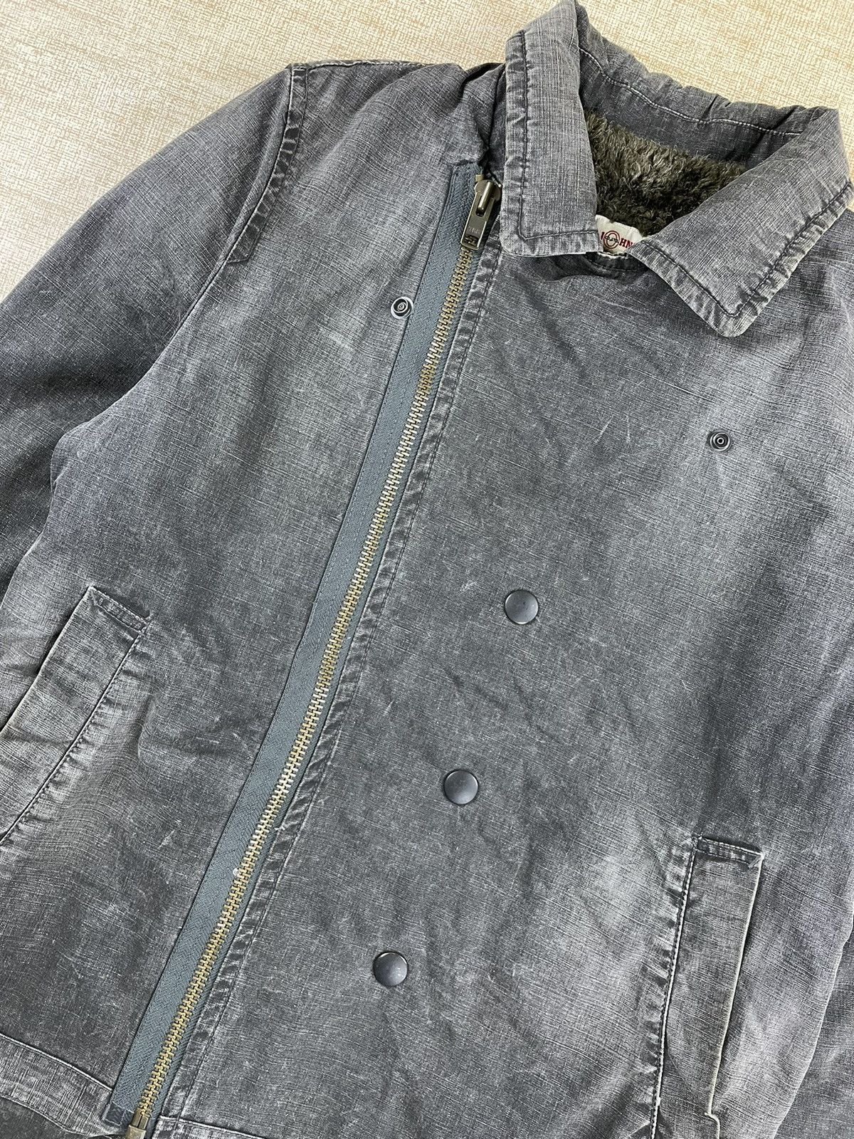 Johnbull × Vintage Vintage John Bull Double Collar Lined Sherpa Canvas Jacket Size US M / EU 48-50 / 2 - 5 Thumbnail