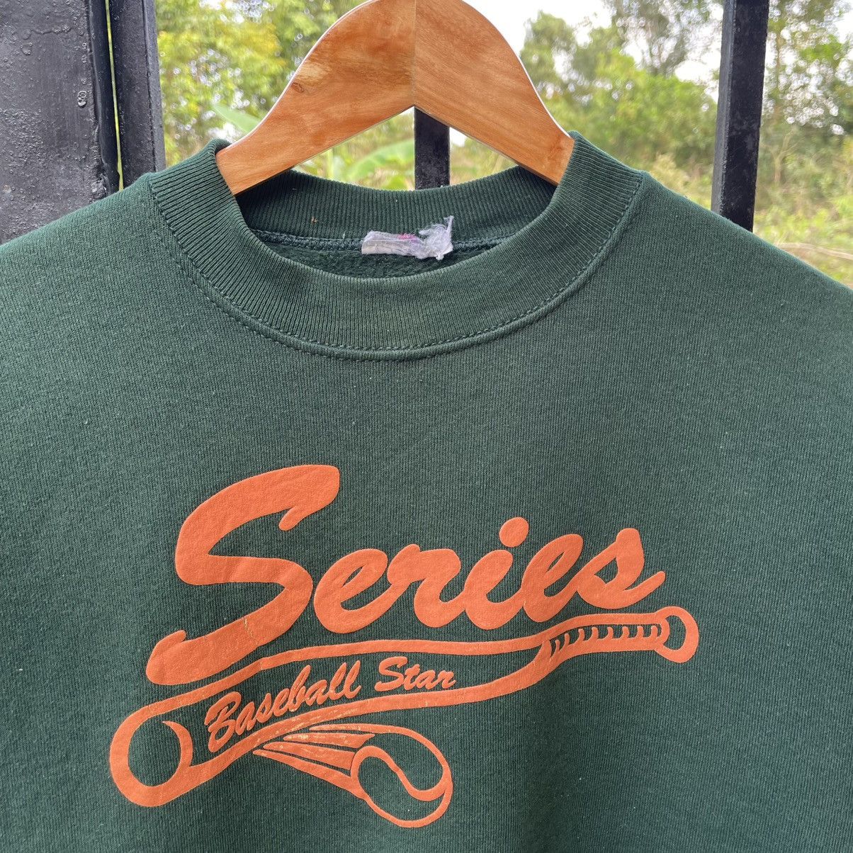 Vintage 🔥Vintage 90s Baseball Series Big Logo Crewneck Sweatshirts Size US S / EU 44-46 / 1 - 6 Thumbnail