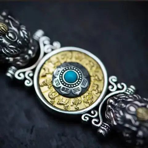 Jewelry Style Retro Silver Bracelet Size ONE SIZE - 2 Thumbnail
