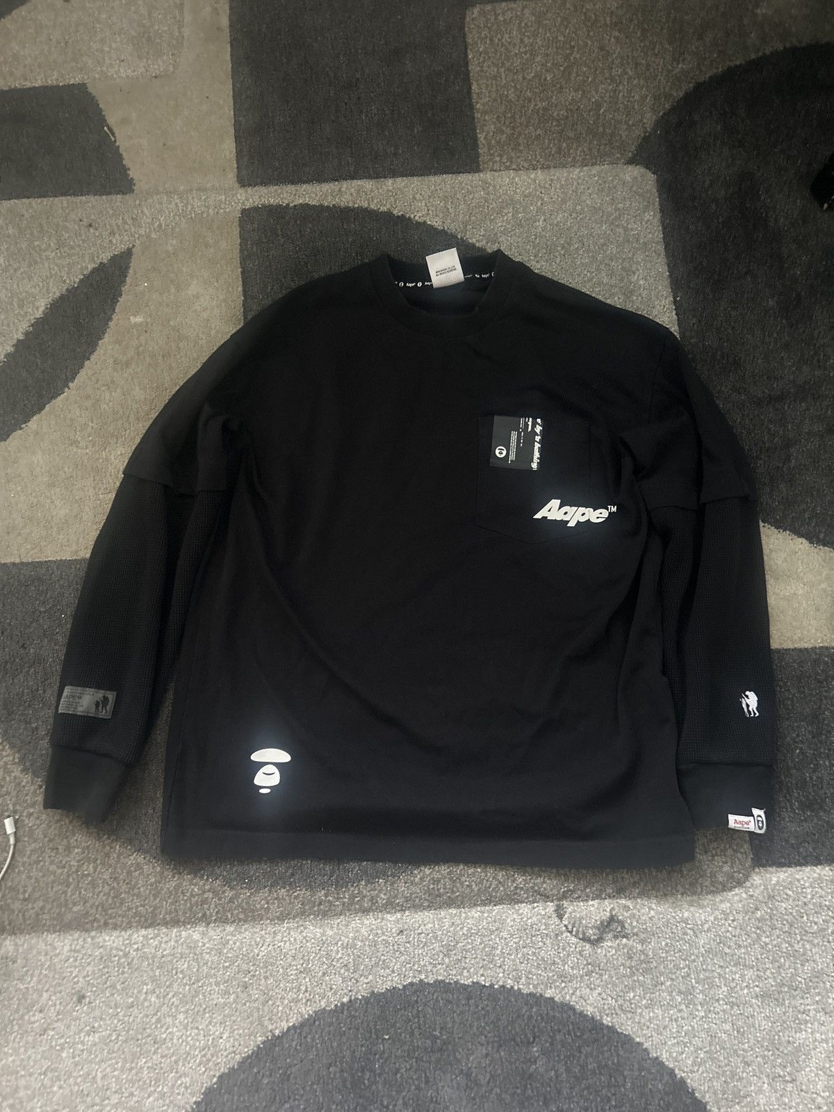 Aape Black babe, long sleeve Size US M / EU 48-50 / 2 - 1 Thumbnail