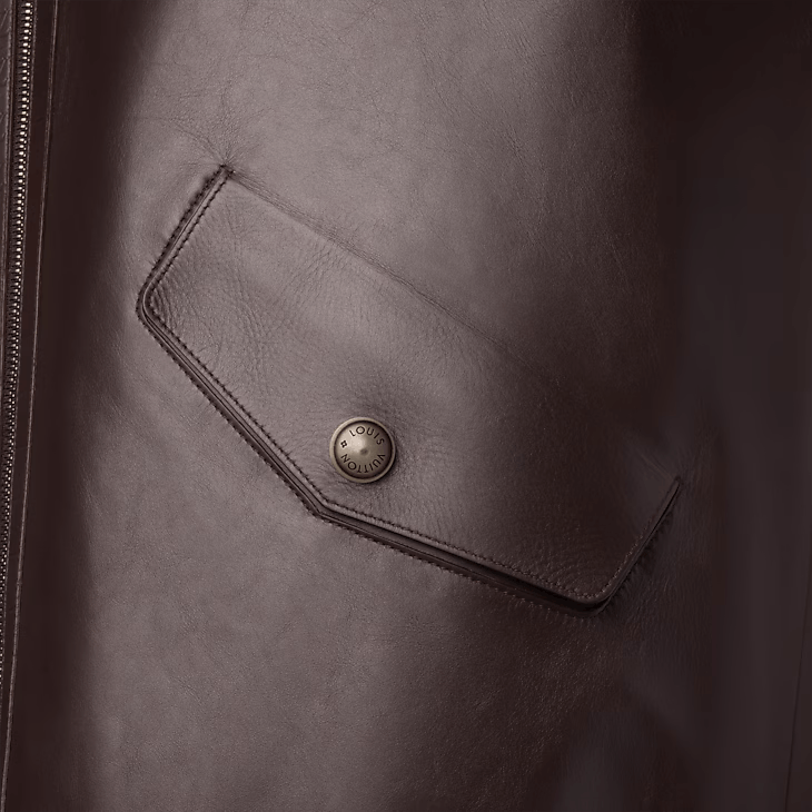 Elegant Leather Bomber