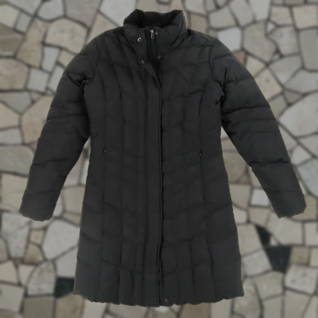 Eddie Bauer Eddie Bauer Goose Down Parka Solid Mock Long Sleeve Jacket Black Women's S Jacket Size S / US 4 / IT 40 - 1 Thumbnail