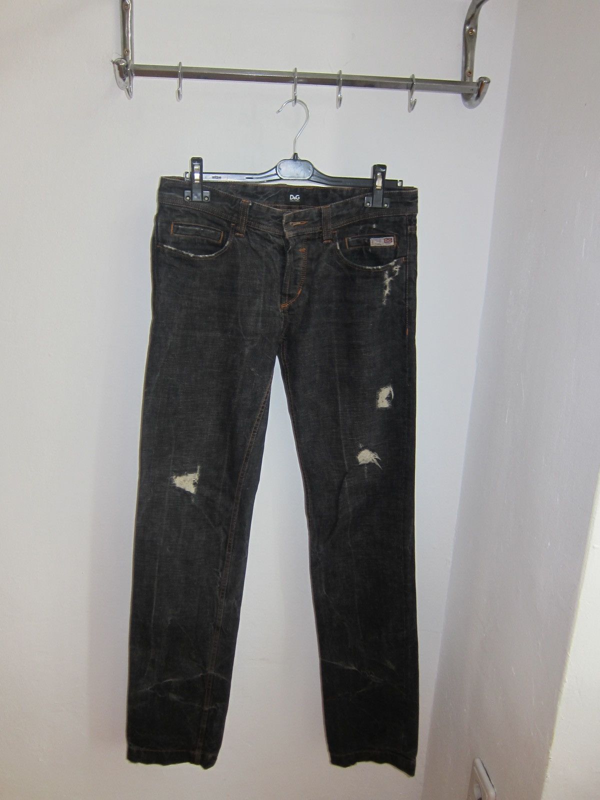 Dolce & Gabbana × Jean × Vintage Dolce & Gabbana Ripped Jeans Size US 30 / EU 46 - 1 Thumbnail