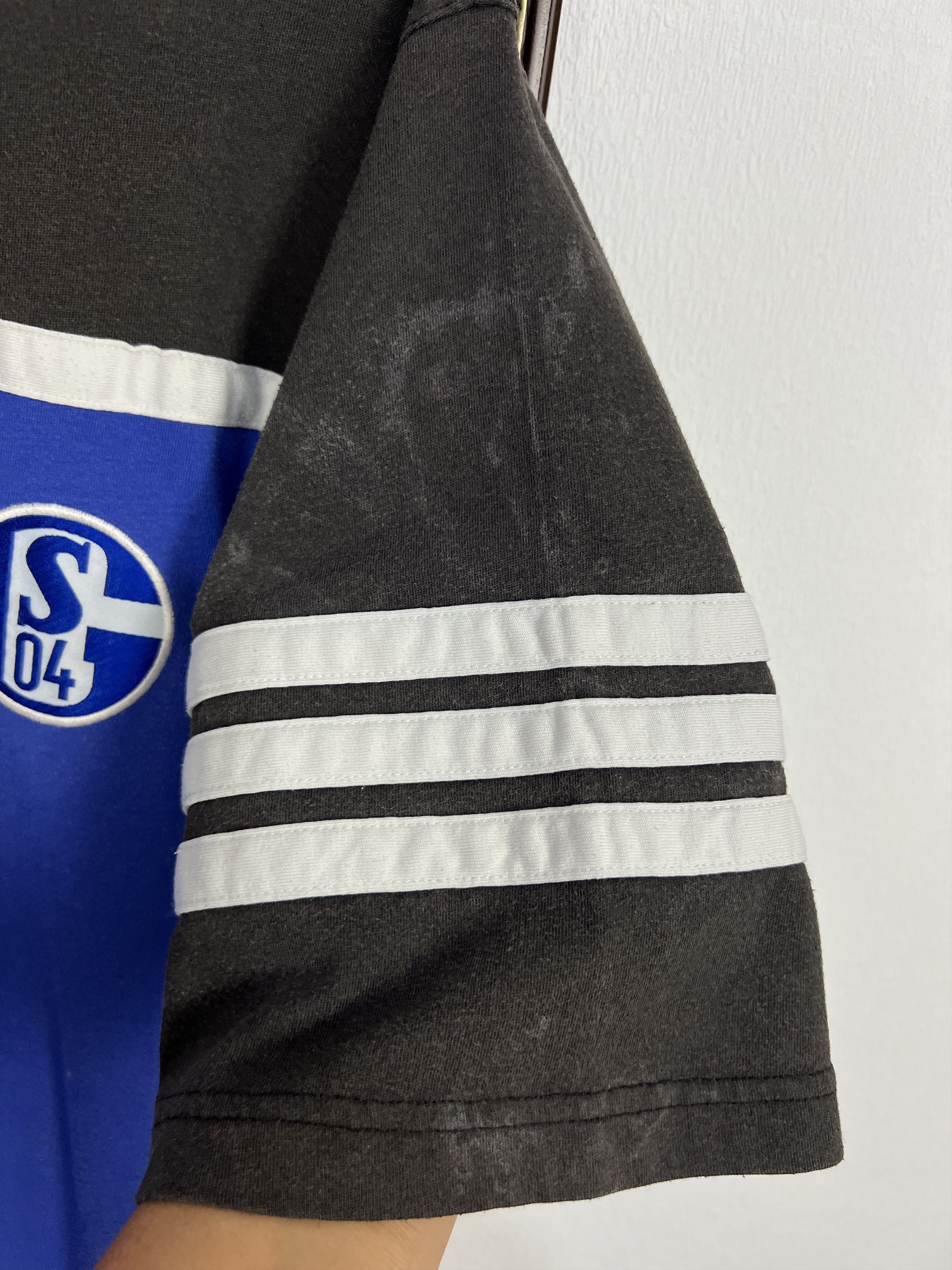 Adidas Vintage 90's Adidas FC Schalke 04 Football Train Shirt Size US L / EU 52-54 / 3 - 4 Thumbnail