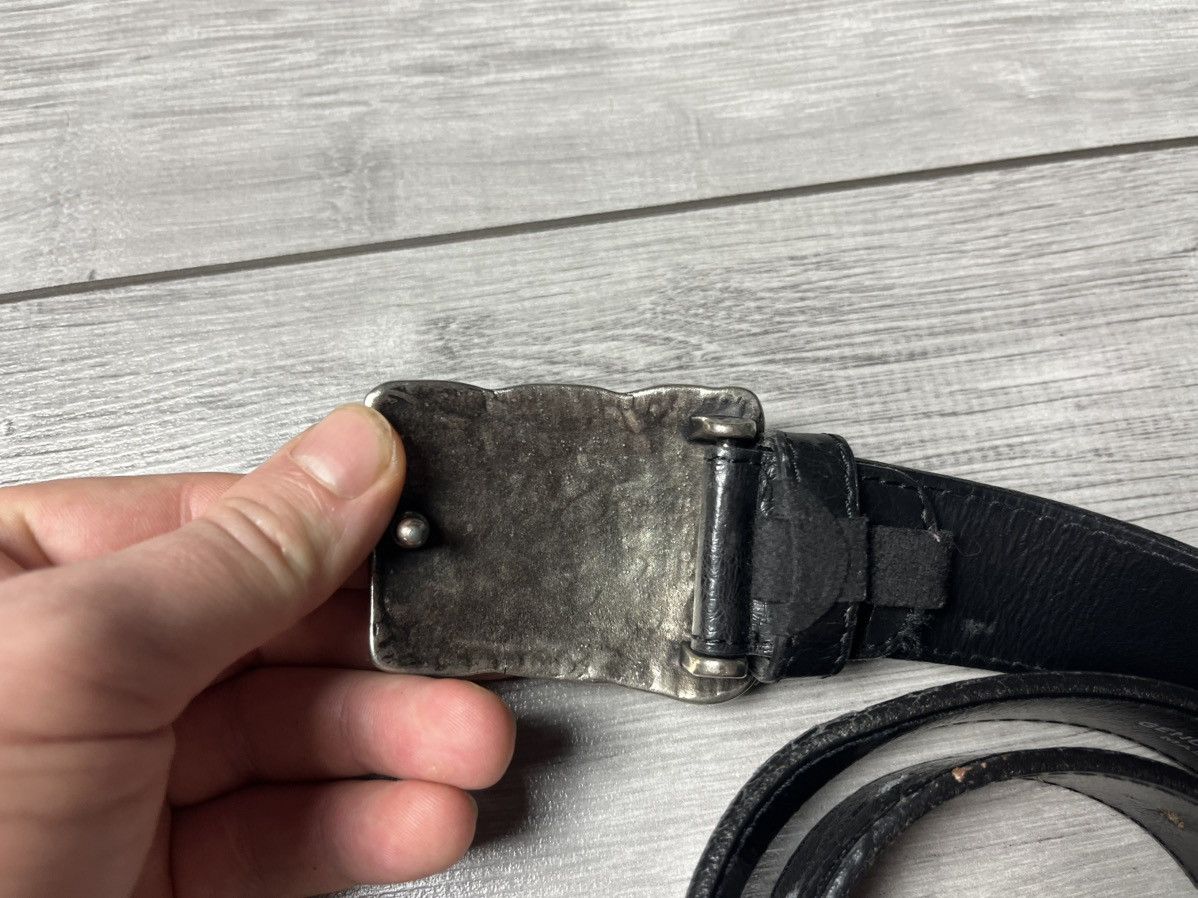 Japanese Brand Avant garde genuine leather belt size S/M Size ONE SIZE - 3 Thumbnail