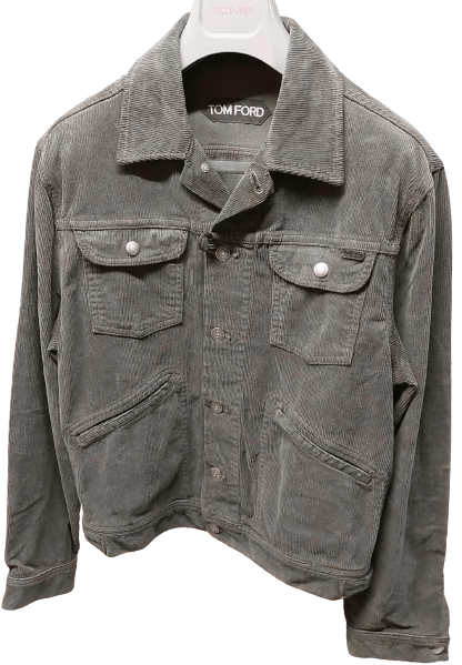 Tom Ford o1loc1c0824 TFD116 Denim Jacket in Green Size US S / EU 44-46 / 1 - 1 Thumbnail