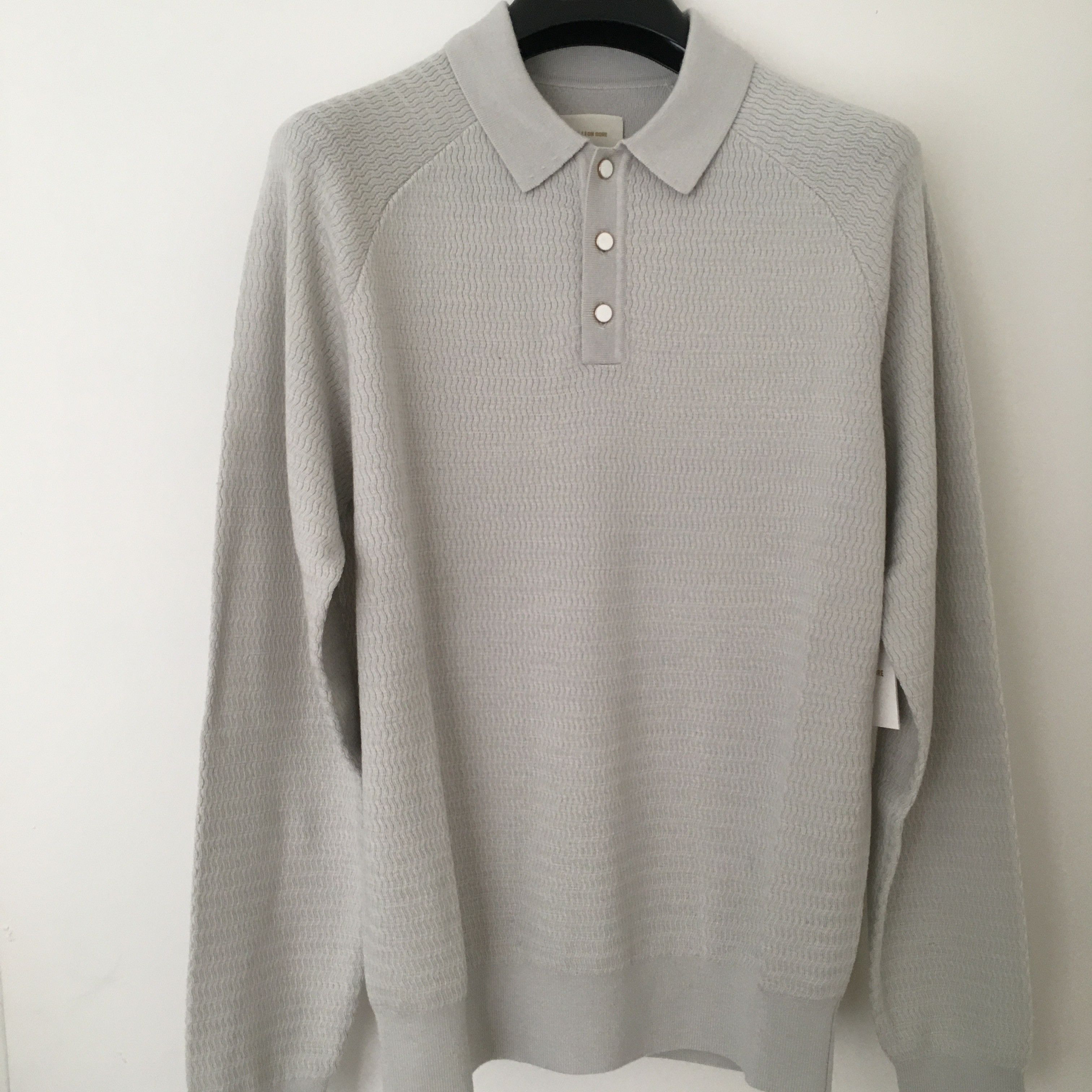 Aime Leon Dore Aimé Leon Dore Long-Sleeve Pearl Button Polo Sweater Size US M / EU 48-50 / 2 - 3 Thumbnail