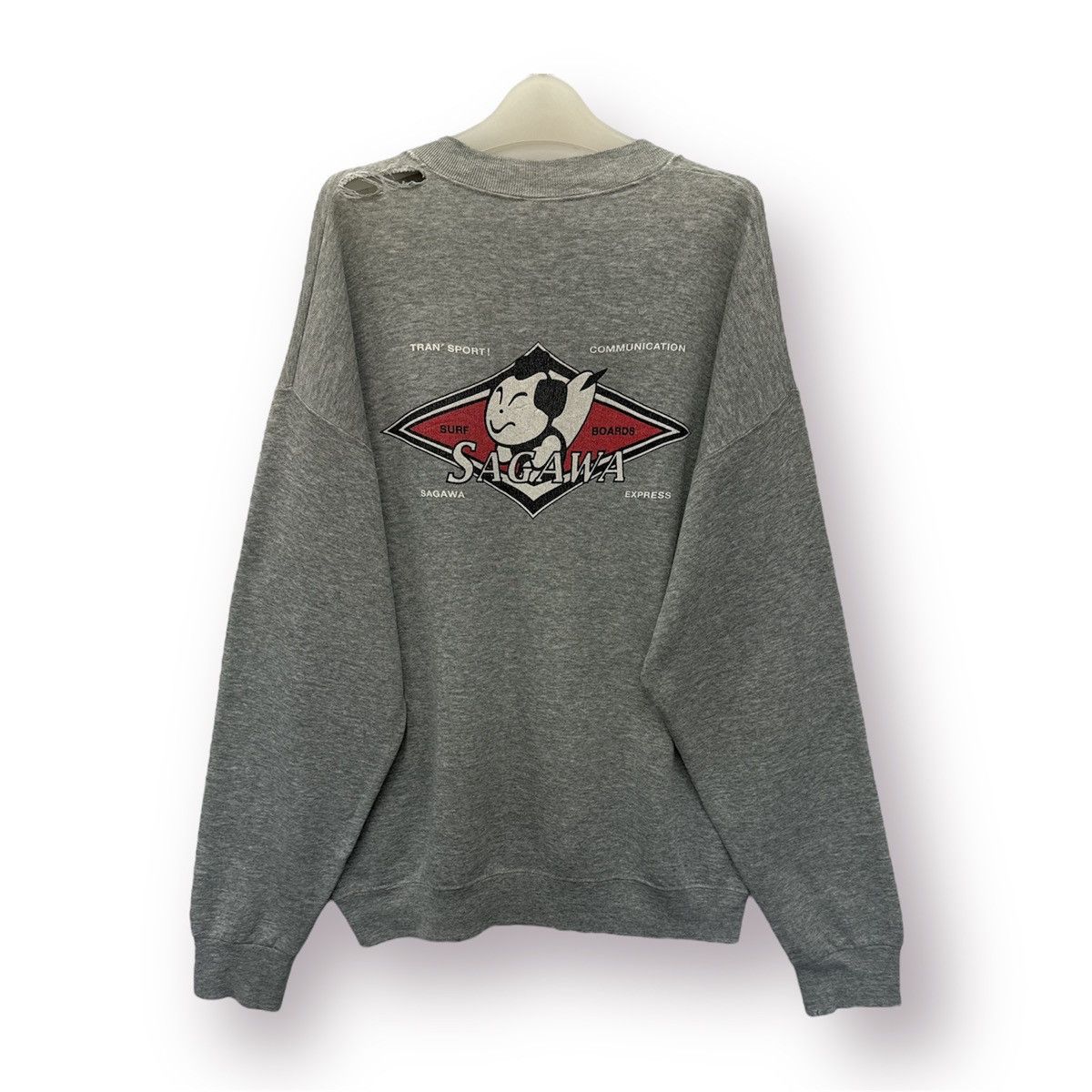Vintage 🔥 VINTAGE 90's Rare Distressed Sagawa Surf USA SWEATSHRT - L Size US L / EU 52-54 / 3 - 1 Thumbnail