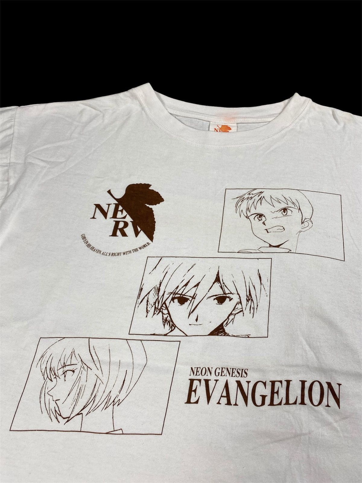 Anime Vintage Neon Genesis Evangelion 1997 Sega T-Shirt Size US L / EU 52-54 / 3 - 4 Thumbnail